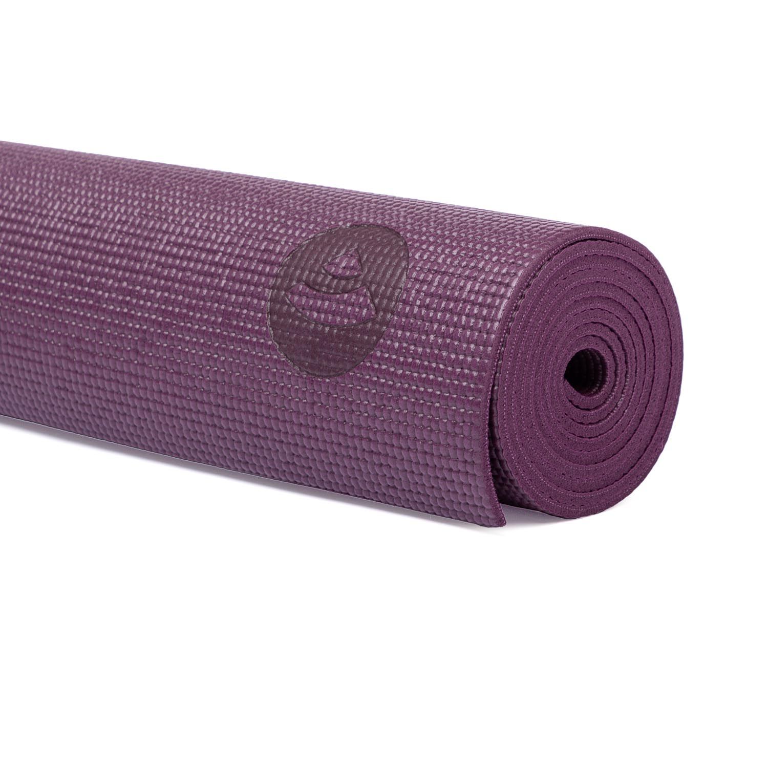 Yogamatte LEELA Collection AUBERGINE, Mandala TÜRKIS, PVC, 896MA