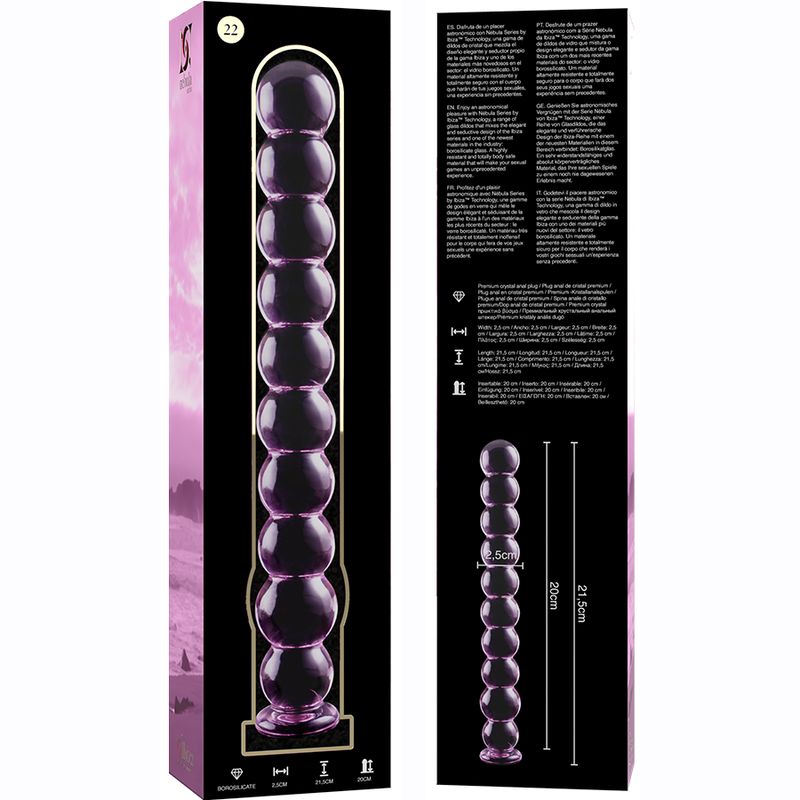 Nebula Series By Ibiza - Modell 22 - Dildo Borosilikatglas