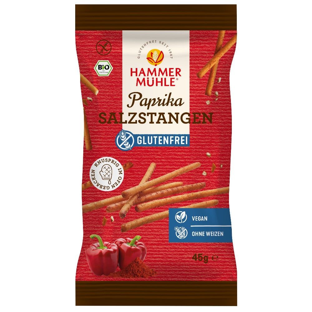 Hammermühle Paprika Salzstangen Bio glutenfrei