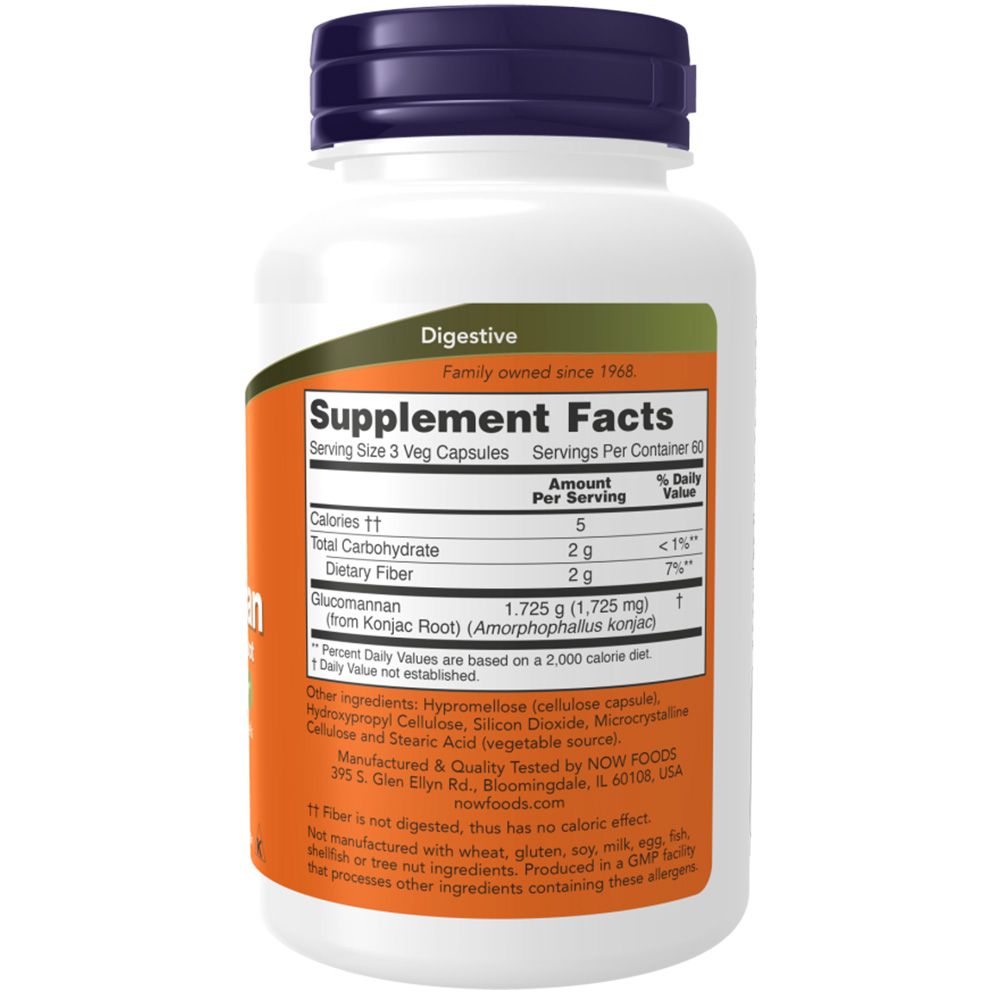 Now Foods, Glucomannan, 575mg