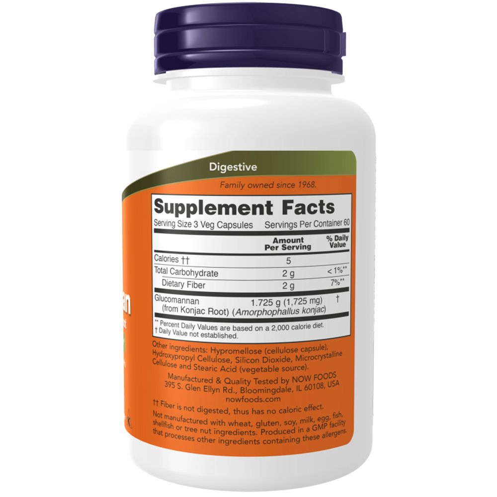 Now Foods, Glucomannan, 575mg 1 St