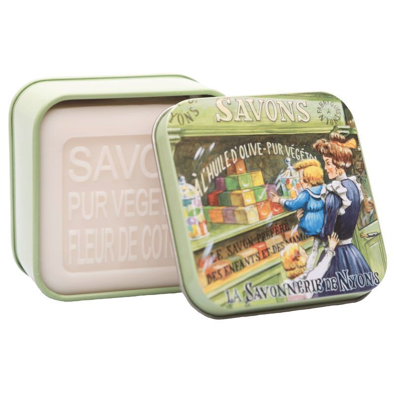 La Savonnerie de Nyons - Metallbox mit Seife Mutter-Kind 155 g