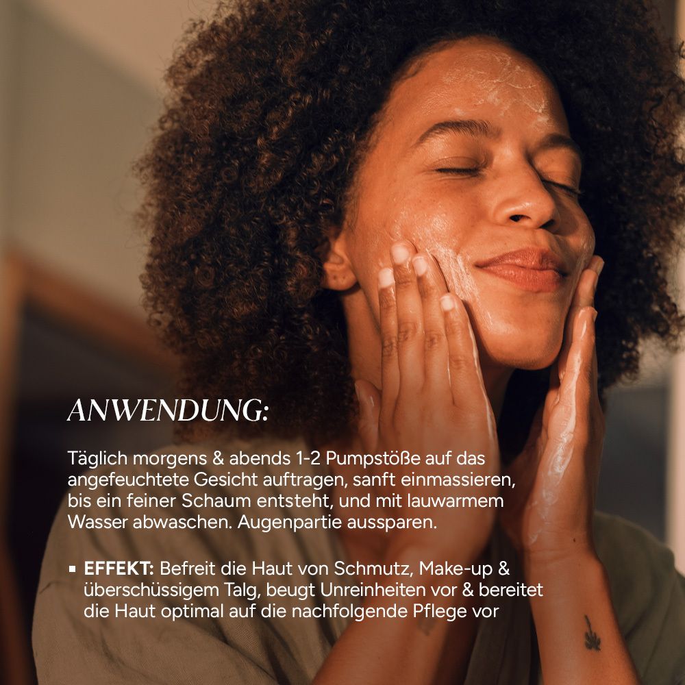 JUNGLÜCK Reinigungsgel - für eine porentiefe Reinigung ohne austrocknen, leicht schäumend