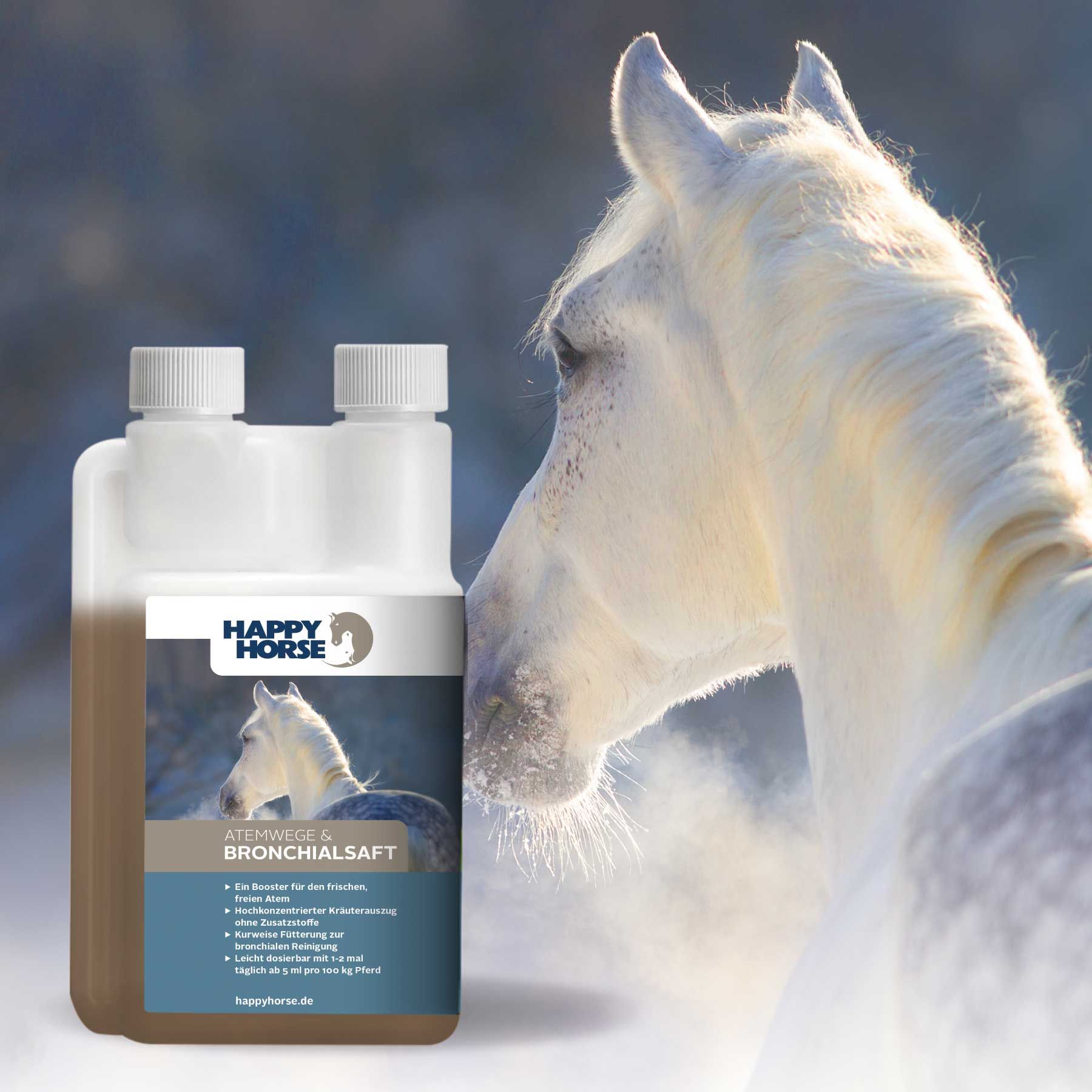 Happy Horse Atemwege& Bronchialsaft 1000 ml Saft