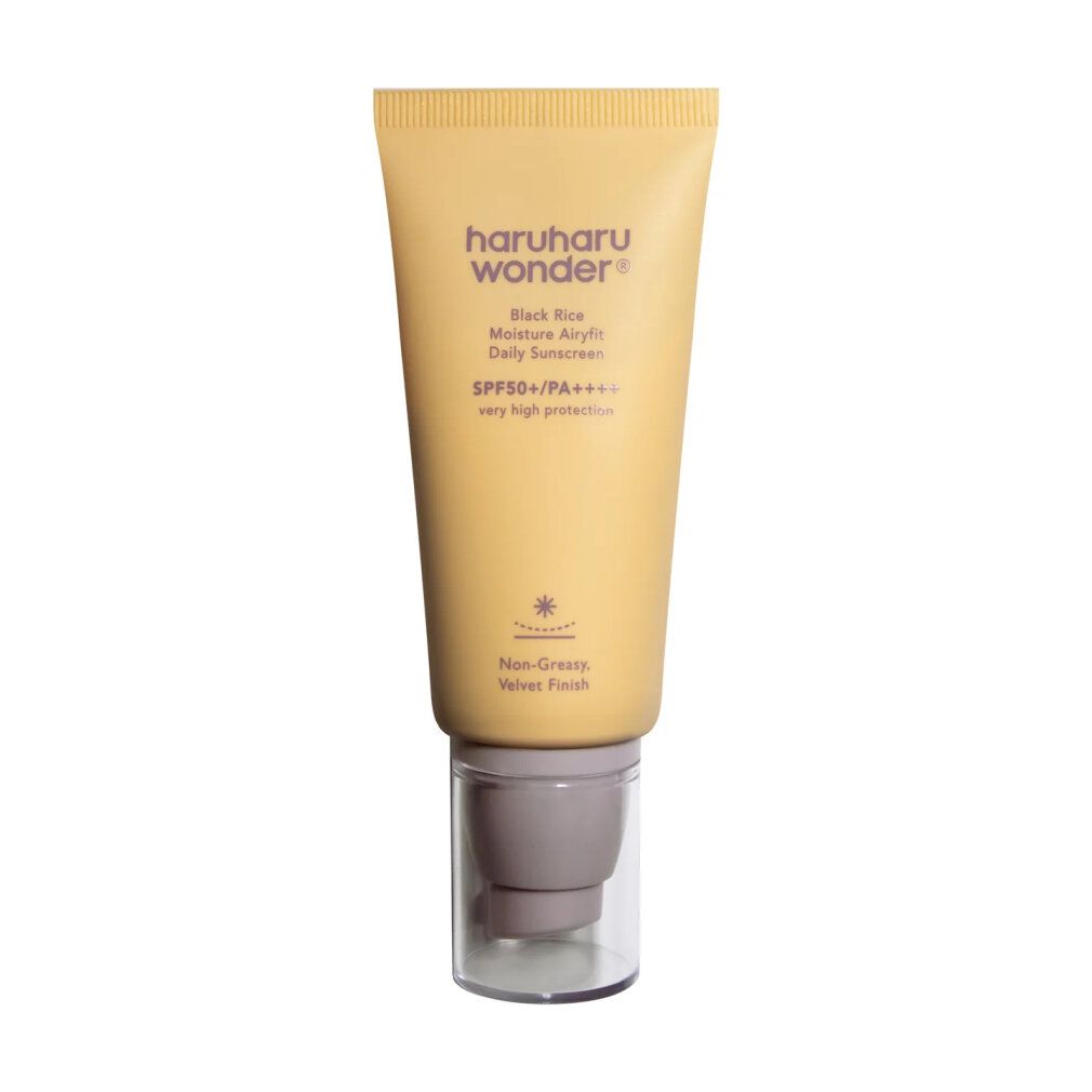 HaruHaru Wonder Sonnencreme Tube mit Pumpspender, SPF50+.