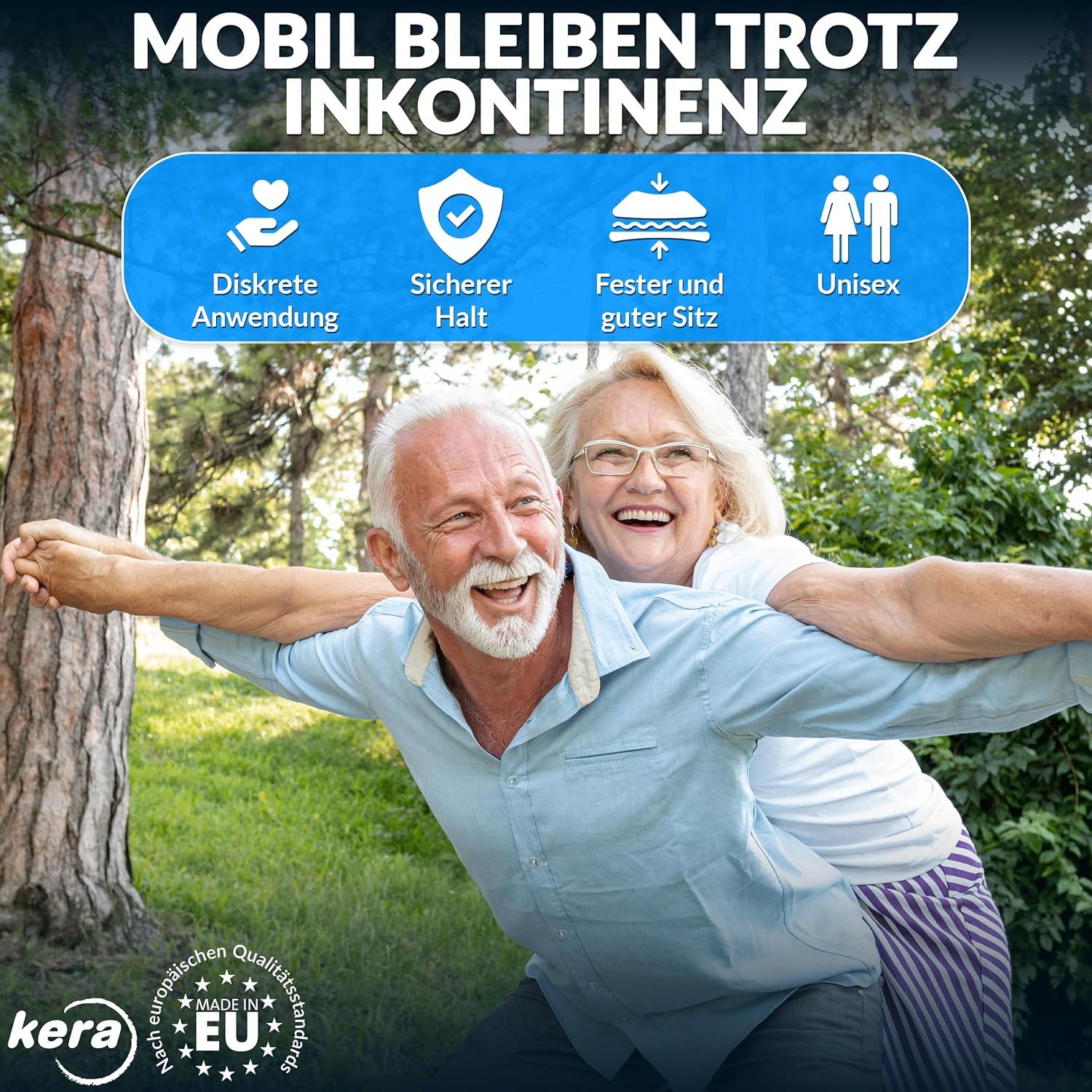 KERA® saugstarke Inkontinenz Windeln für Erwachsene - atmungsaktive Windelhosen