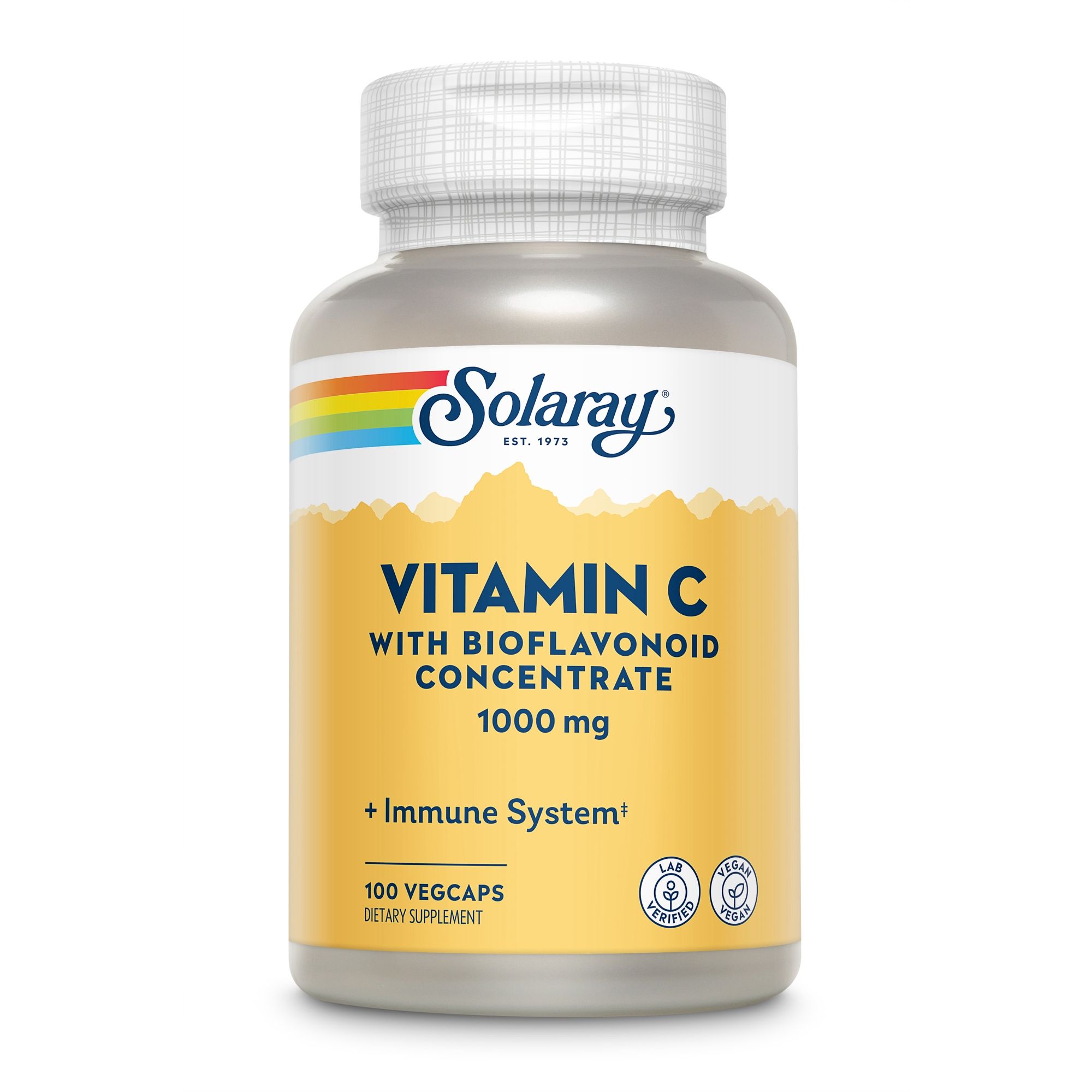 Vitamin C 1000 mg m.Hageb.Acerola & Bioflav.Solar. 100 St Kapseln