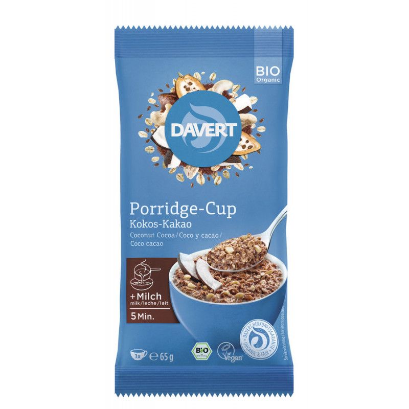 Davert - Porridge-Cup Kokos-Kakao