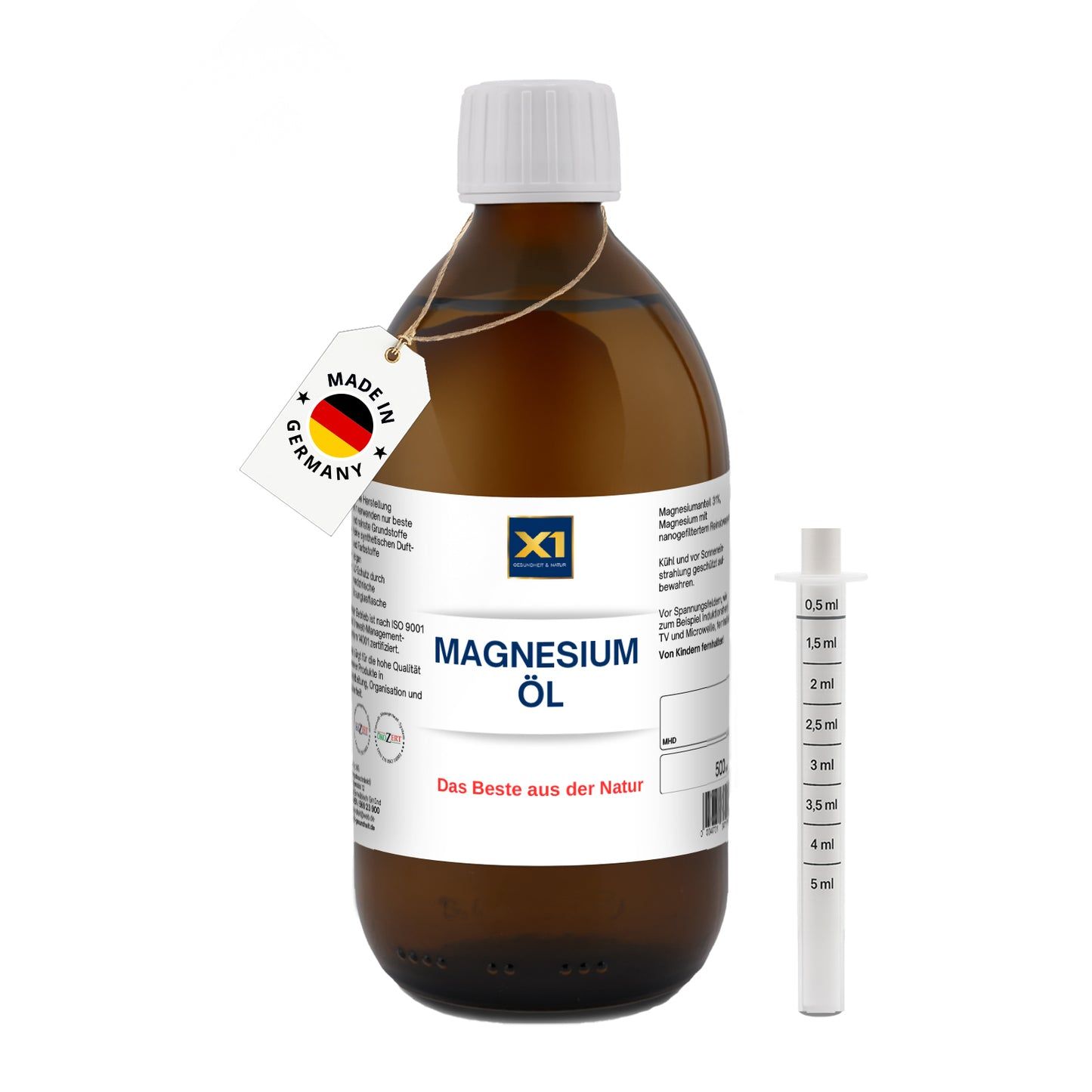 X1 Magnesiumöl 500 ml