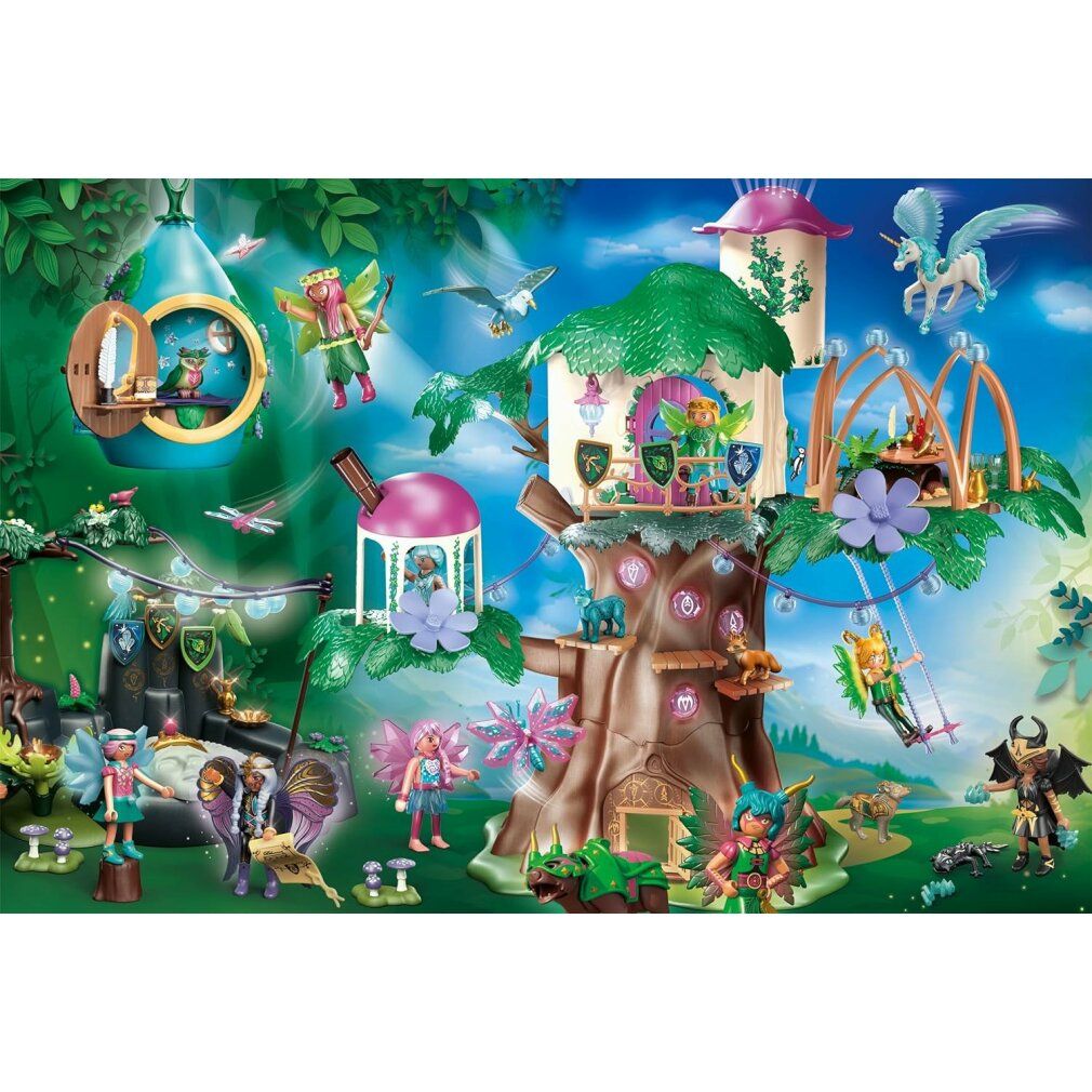schmidt Puzzle Playmobil Ayuma: Verwunschener Wald der Feen 100 Teile