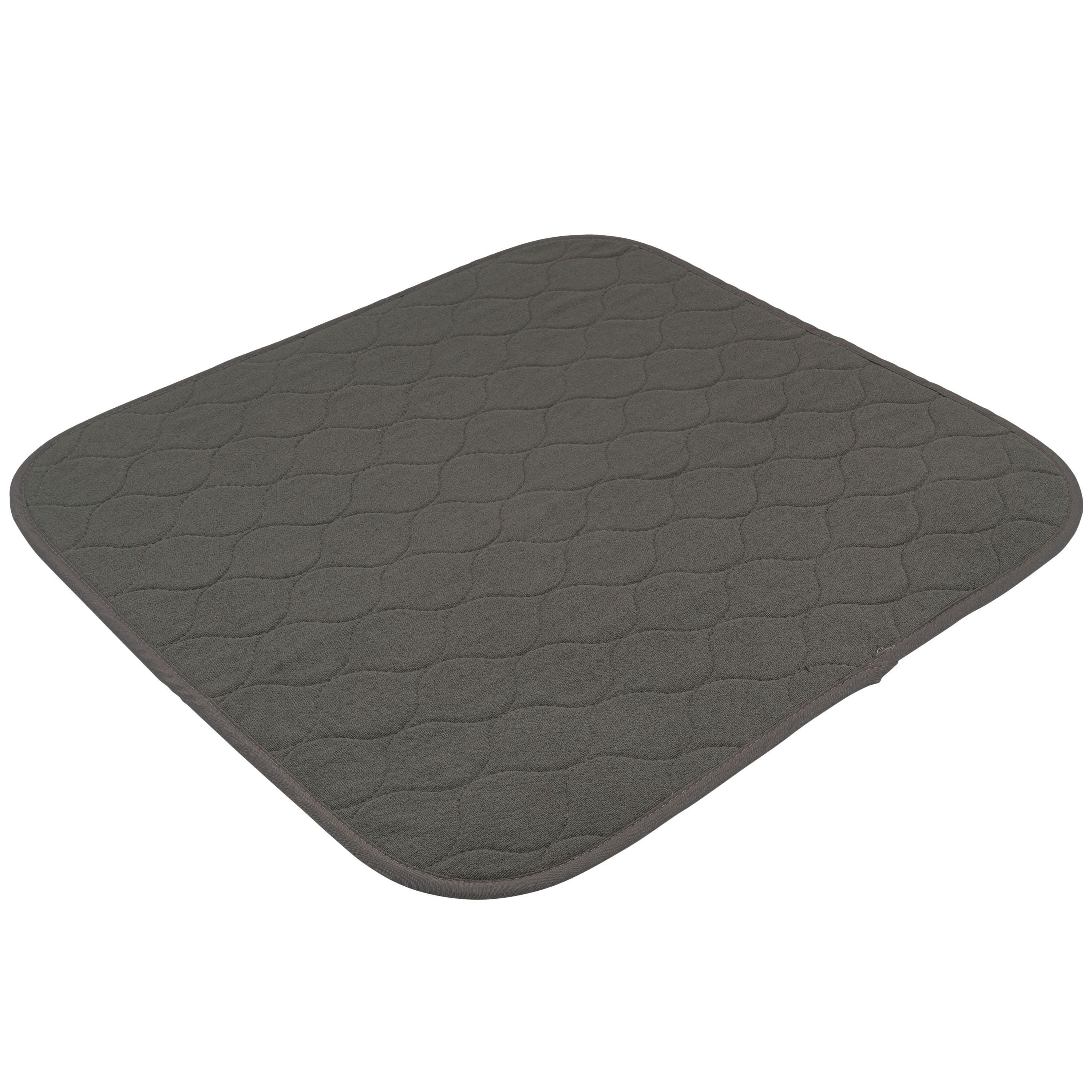 Sensalou Inkontinenz Stuhlunterlage Sitzunterlage wasserdicht waschbar 45x45 cm Grau