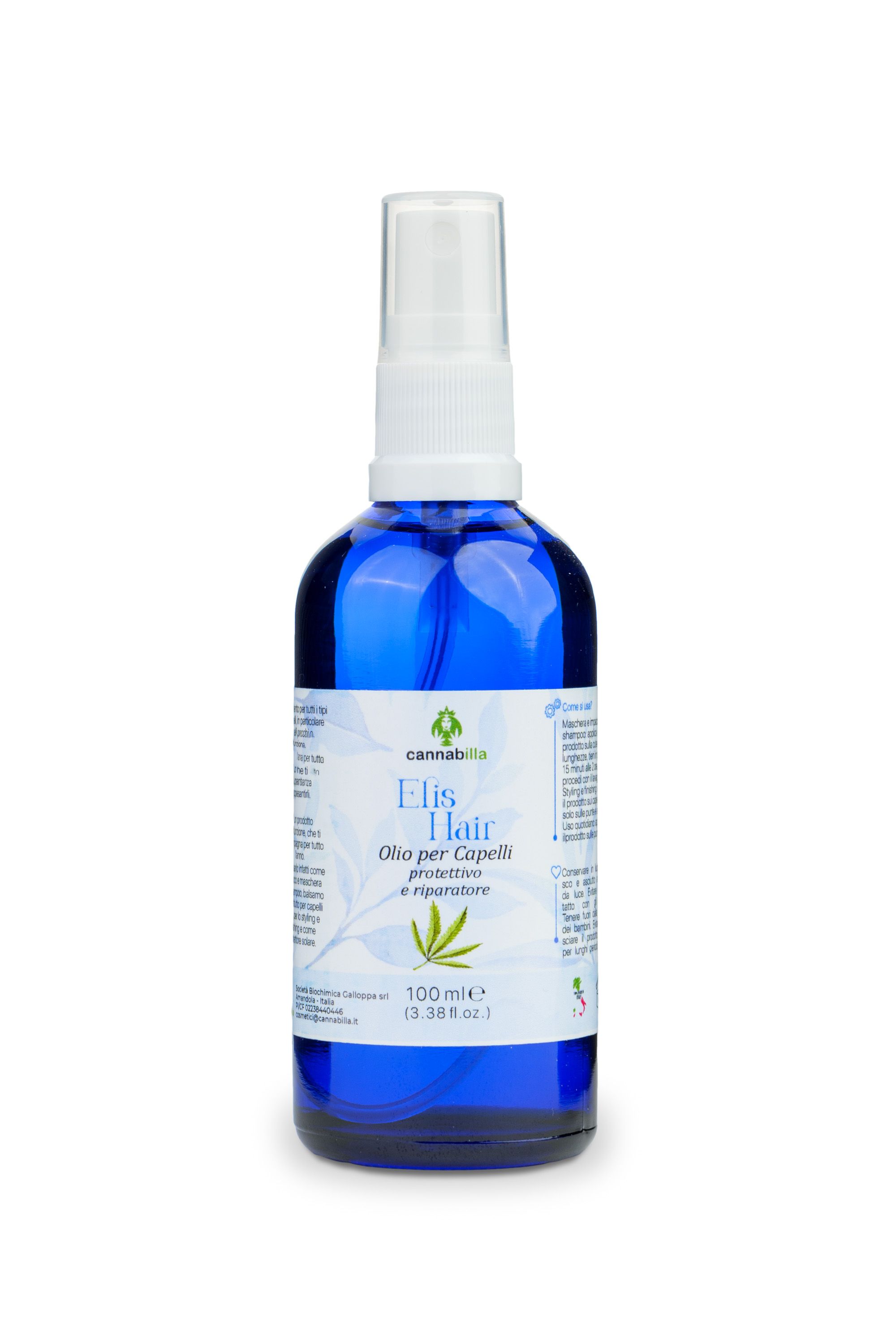 Cannabilla - Olio per Capelli con protezione solare - ElisHair