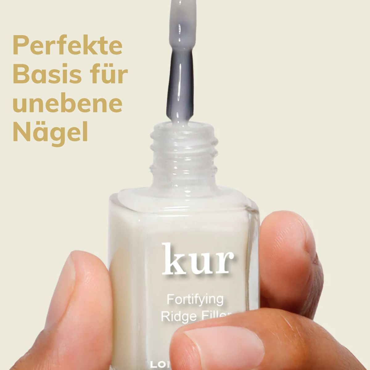 LONDONTOWN kur Fortifying Ridge Filler Glättender Nagellack und Basislack