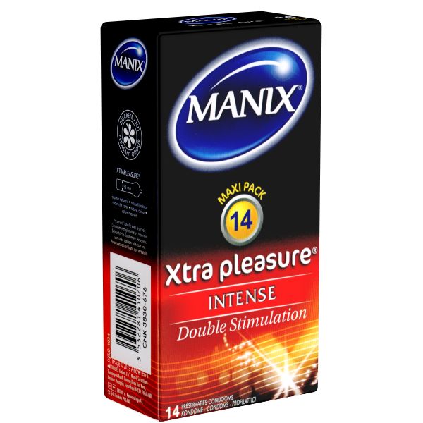 Manix *Xtra pleasure* Intense - stimulierende Kondome mit einzigartiger Formgebung