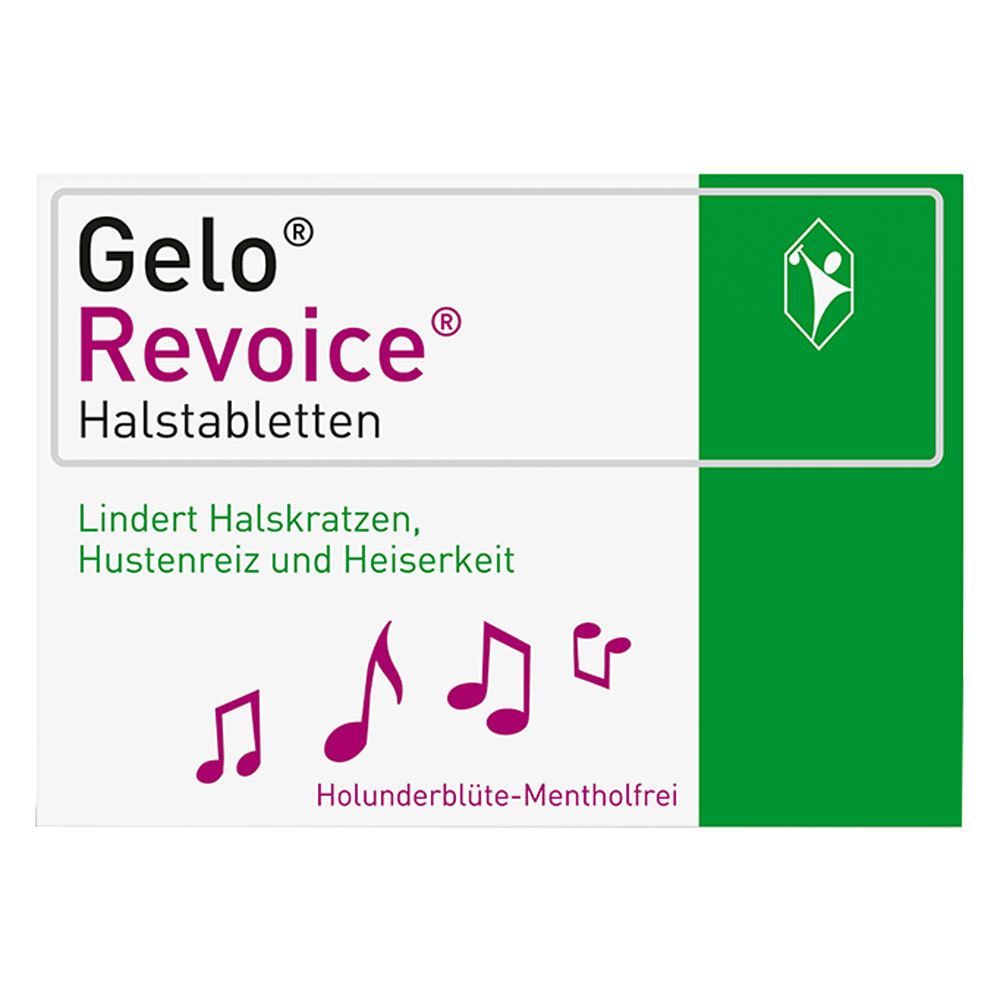 GeloRevoice Halstabletten Holunderblüte-Mentholfrei bei Heiserkeit