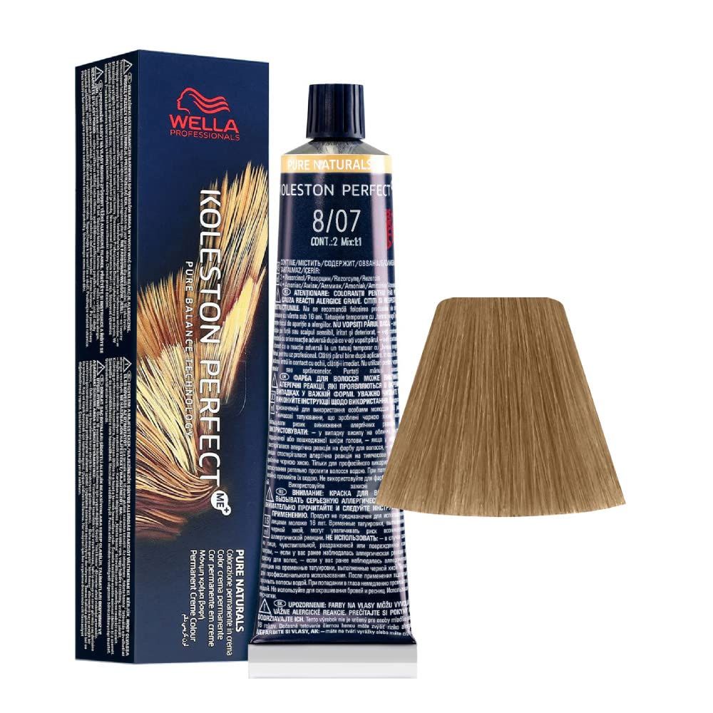 Wella Koleston Perfect Me+ 8/07 - Colore per Capelli 60ml
