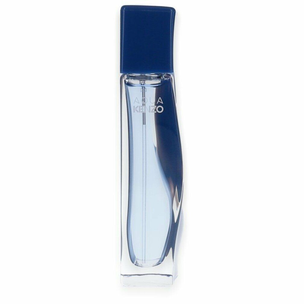 Blauer Flakon. Aufschrift: AQUA KENZO.