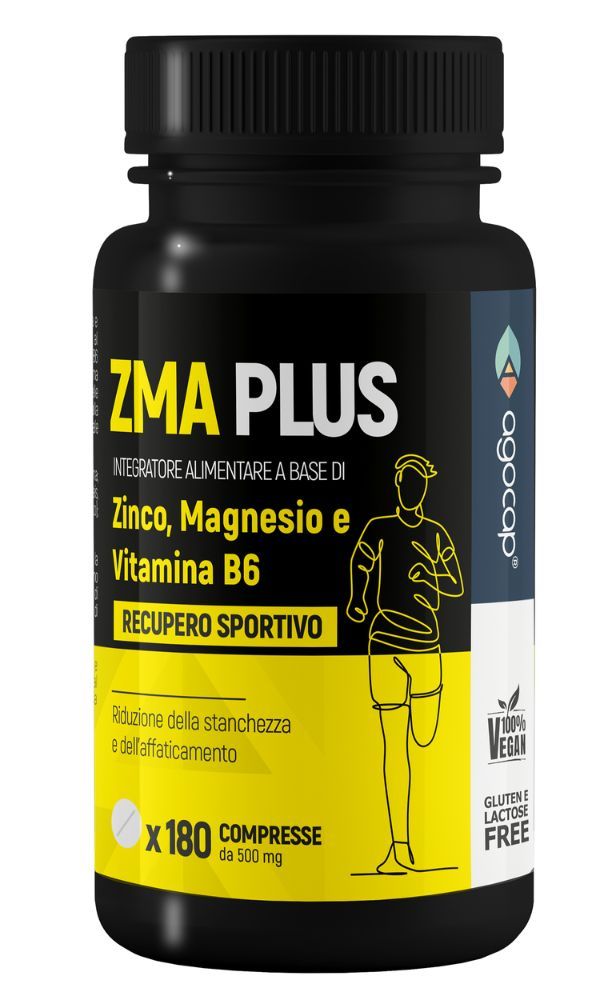 agocap - Integratore alimentare ZMA a base di Zinco, Magnesio e Vitamina B6 - Recupero sportivo