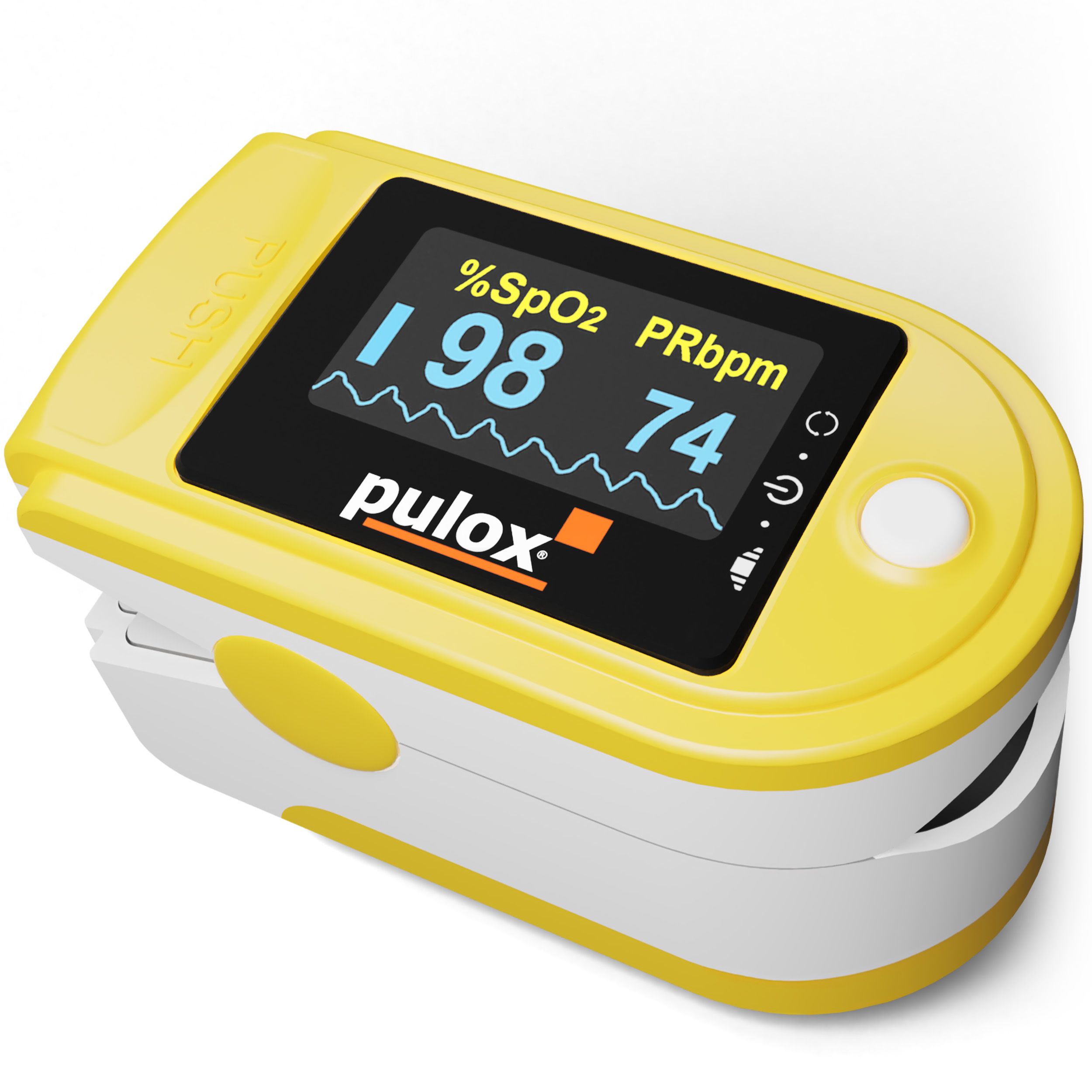 Pulox PO-200 Solo - Finger-Pulsoximeter - Gelb