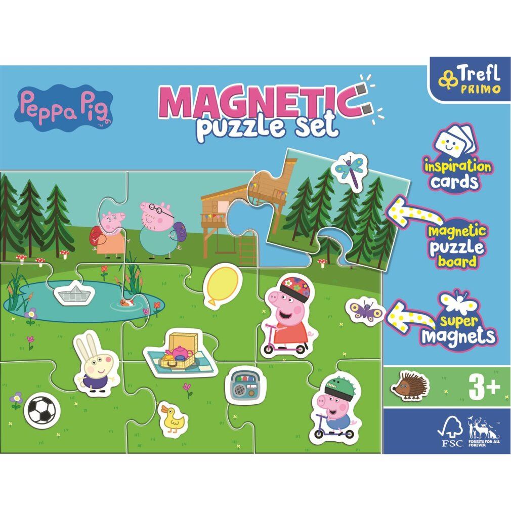 trefl Magnetisches Puzzlespiel Pepin Pig