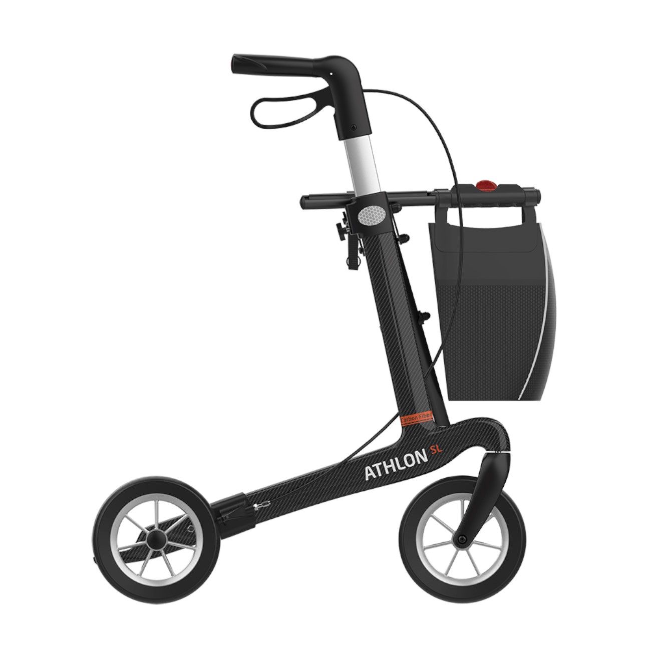Rehasense Athlon SL Komfort S Carbon Rollator schwarz