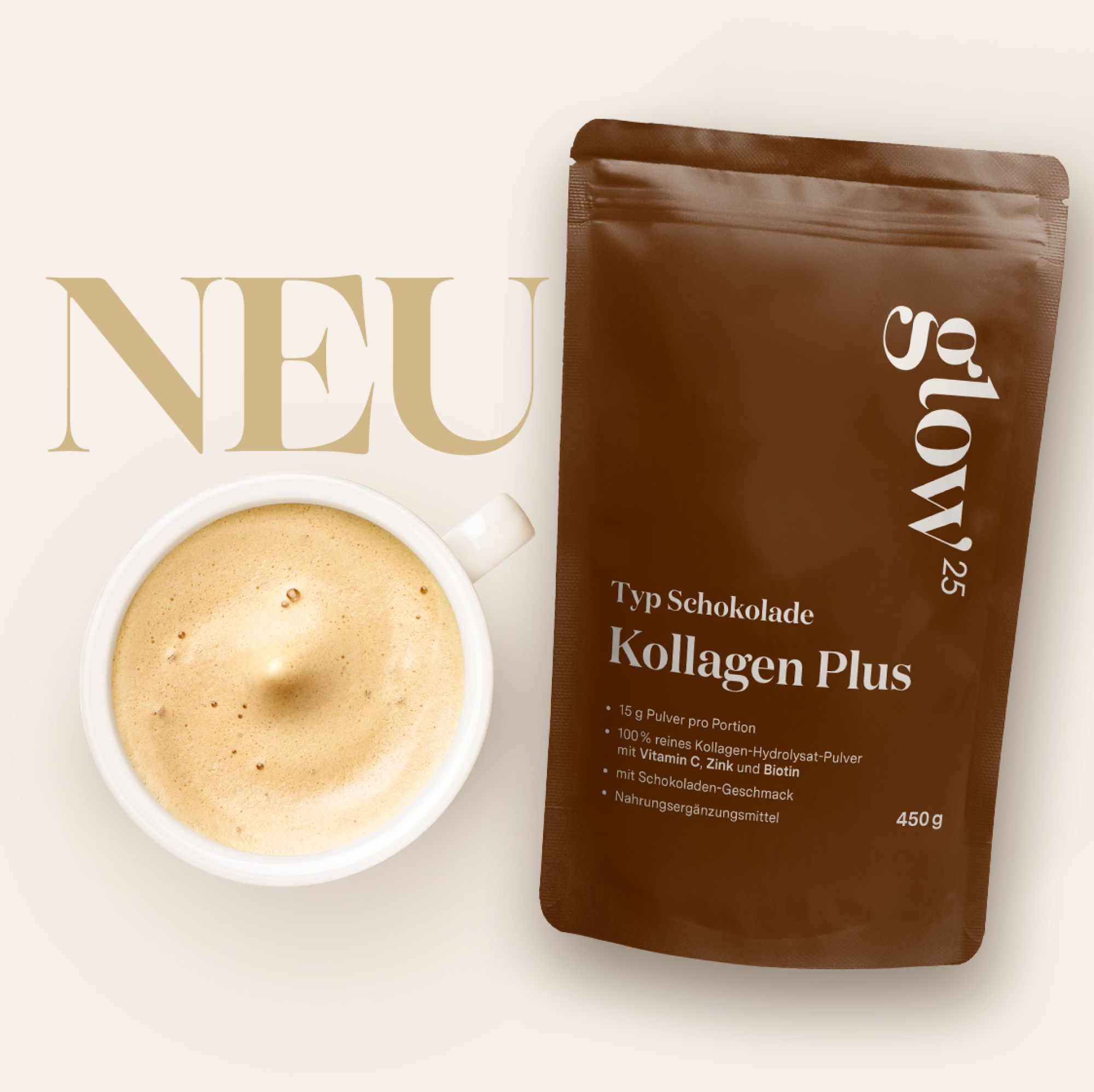 Glow25® Collagen Plus Typ Schokolade