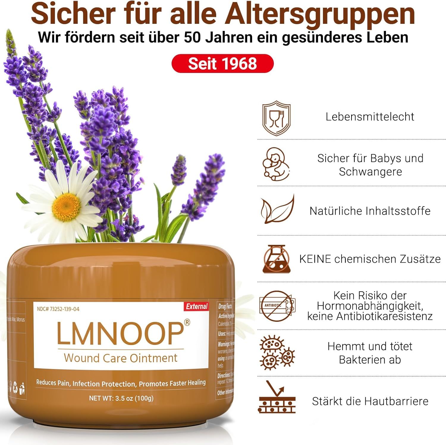 LMNOOP Dekubitus Creme Wundheilungssalbe