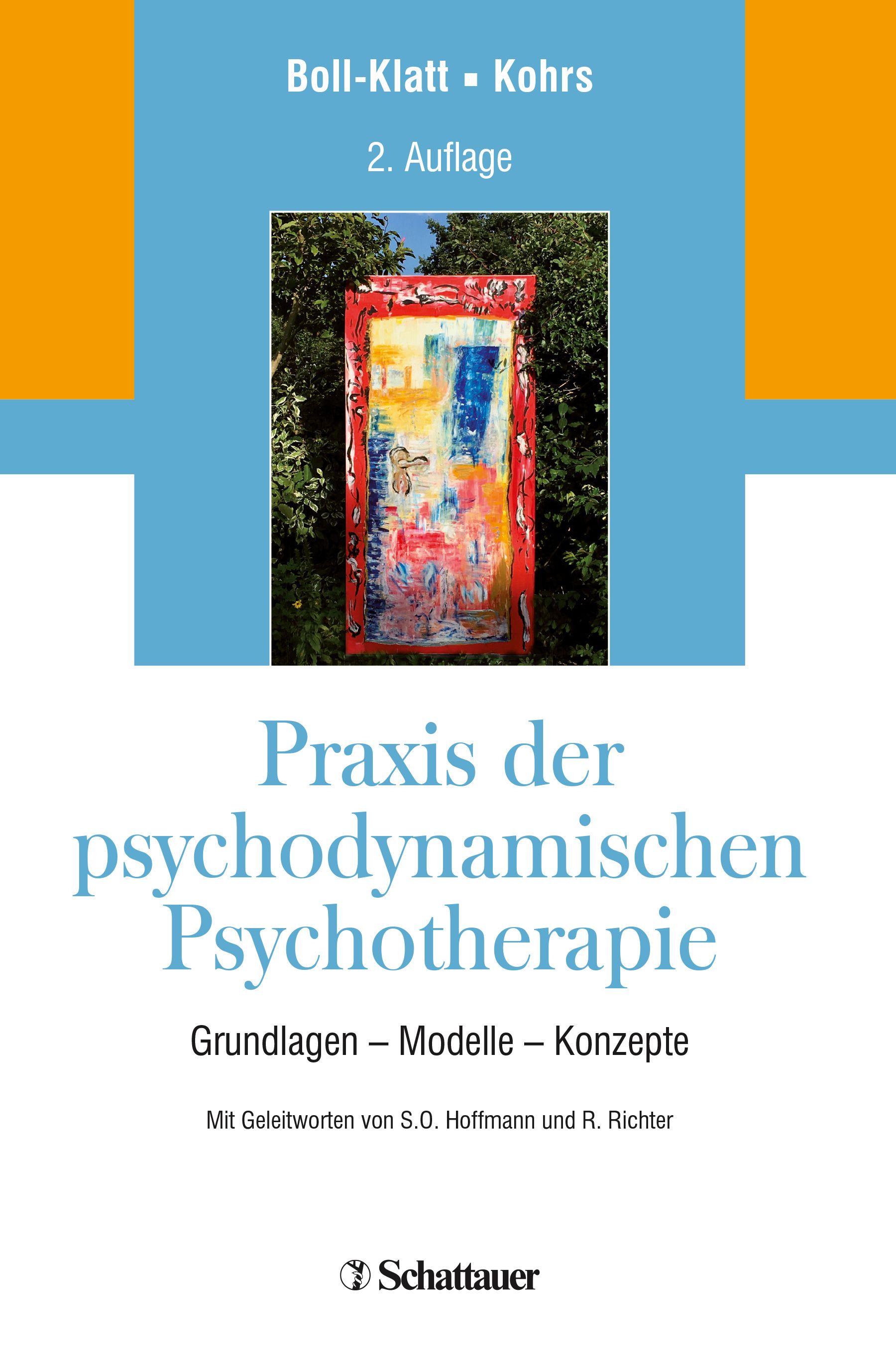 Buchcover: "Praxis der psychodynamischen Psychotherapie". Titel in blau, Autoren und Verlag erkennbar. 2. Auflage.