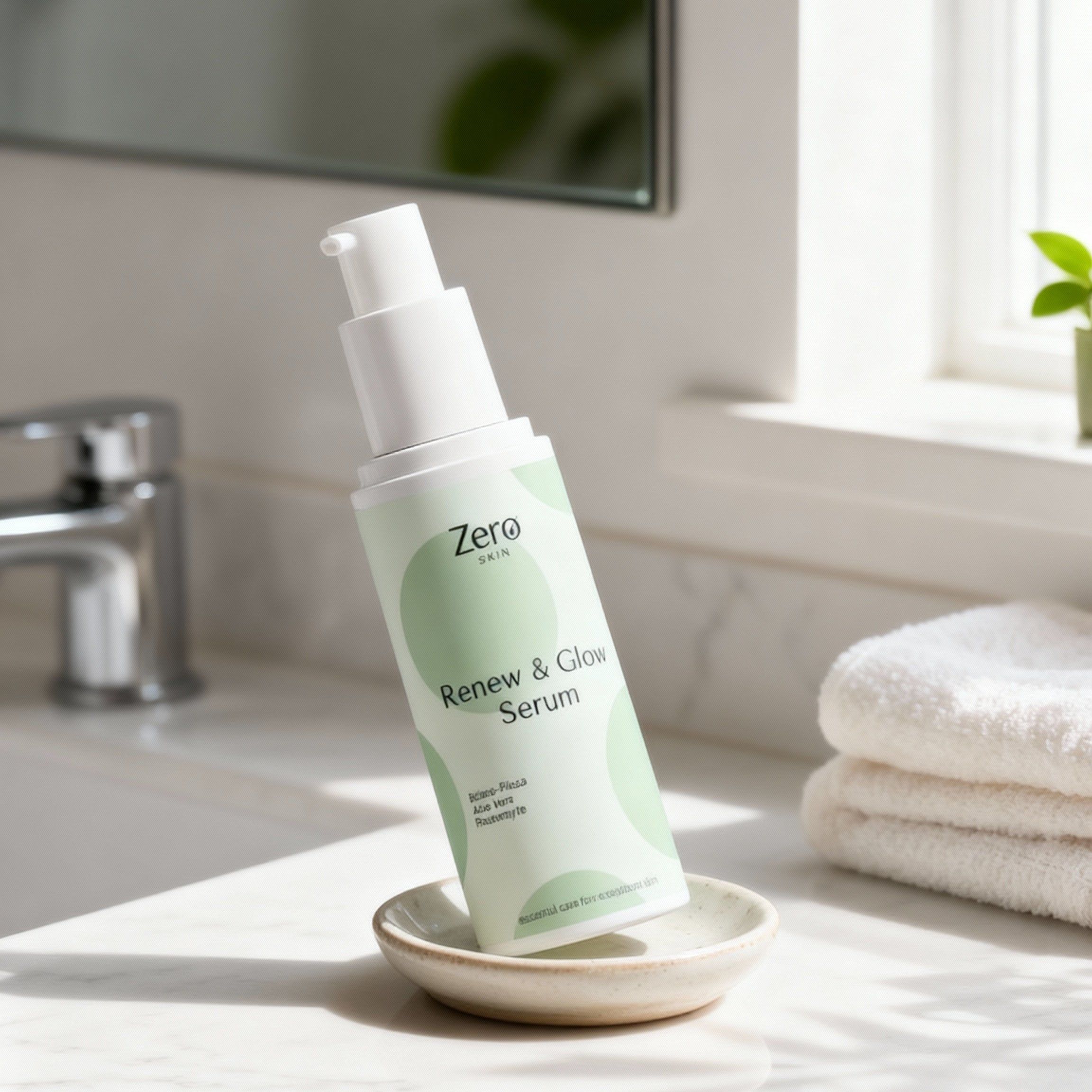 Zero Skin Renew & Glow Serum, glättend strahlkraftfördernd für reife und fahle Haut