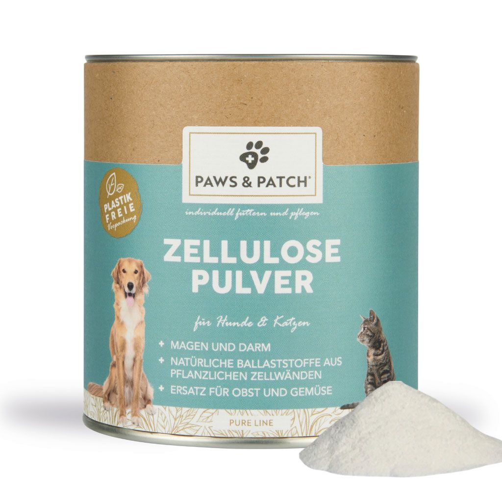 Paws&Patch Zellulose Pulver für Hunde und Katzen
