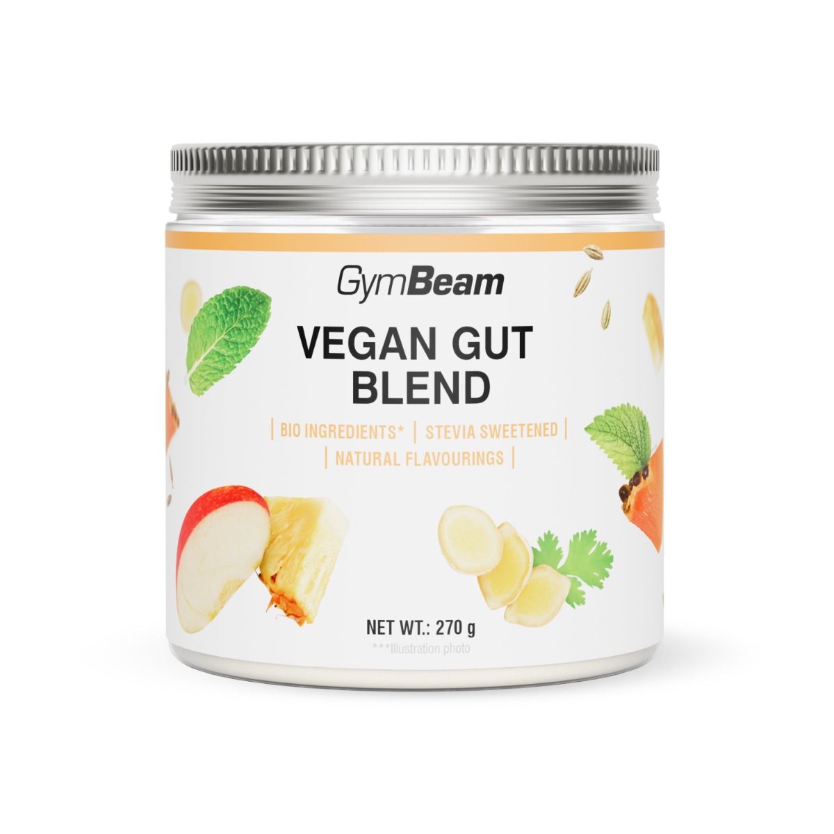 GymBeam Vegan Gut Blend Probiotika-Komplex Pulver 270 g