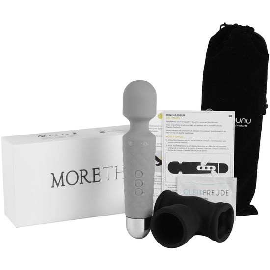 Lumunu Mini Wand Massager Kraftprotz für Männer (grau)