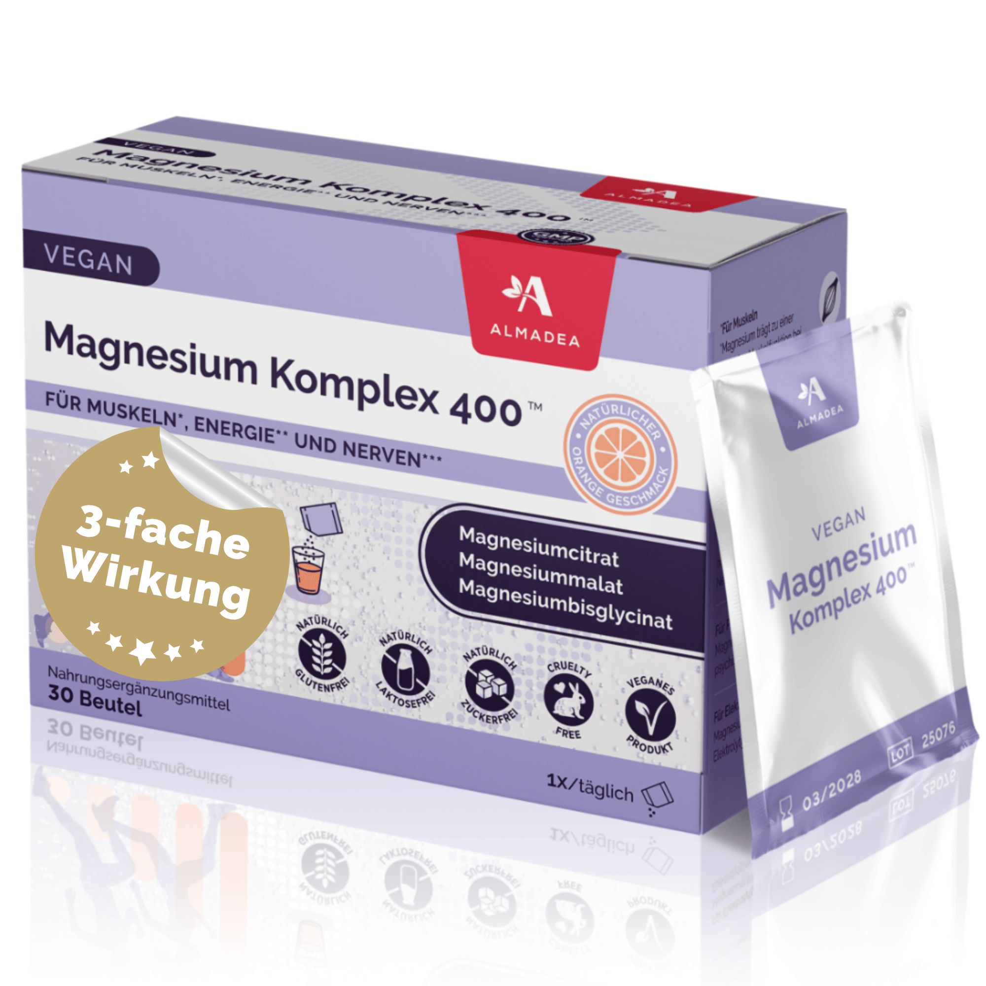 Magnesium Komplex 400 30 St Pulver