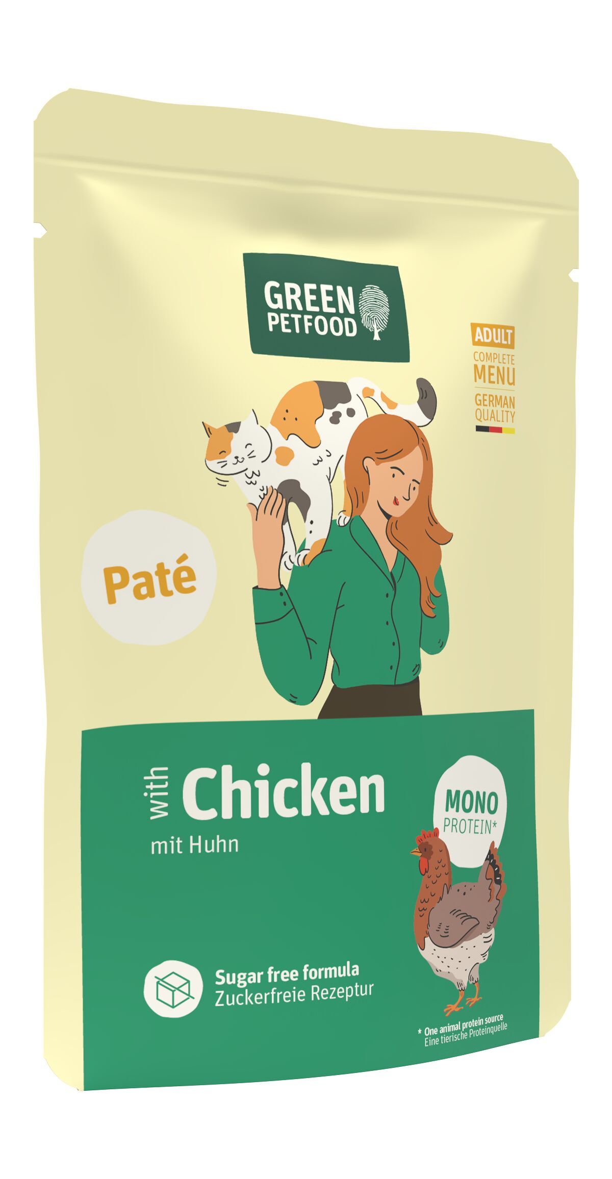 Green Petfood Cat Paté Chicken