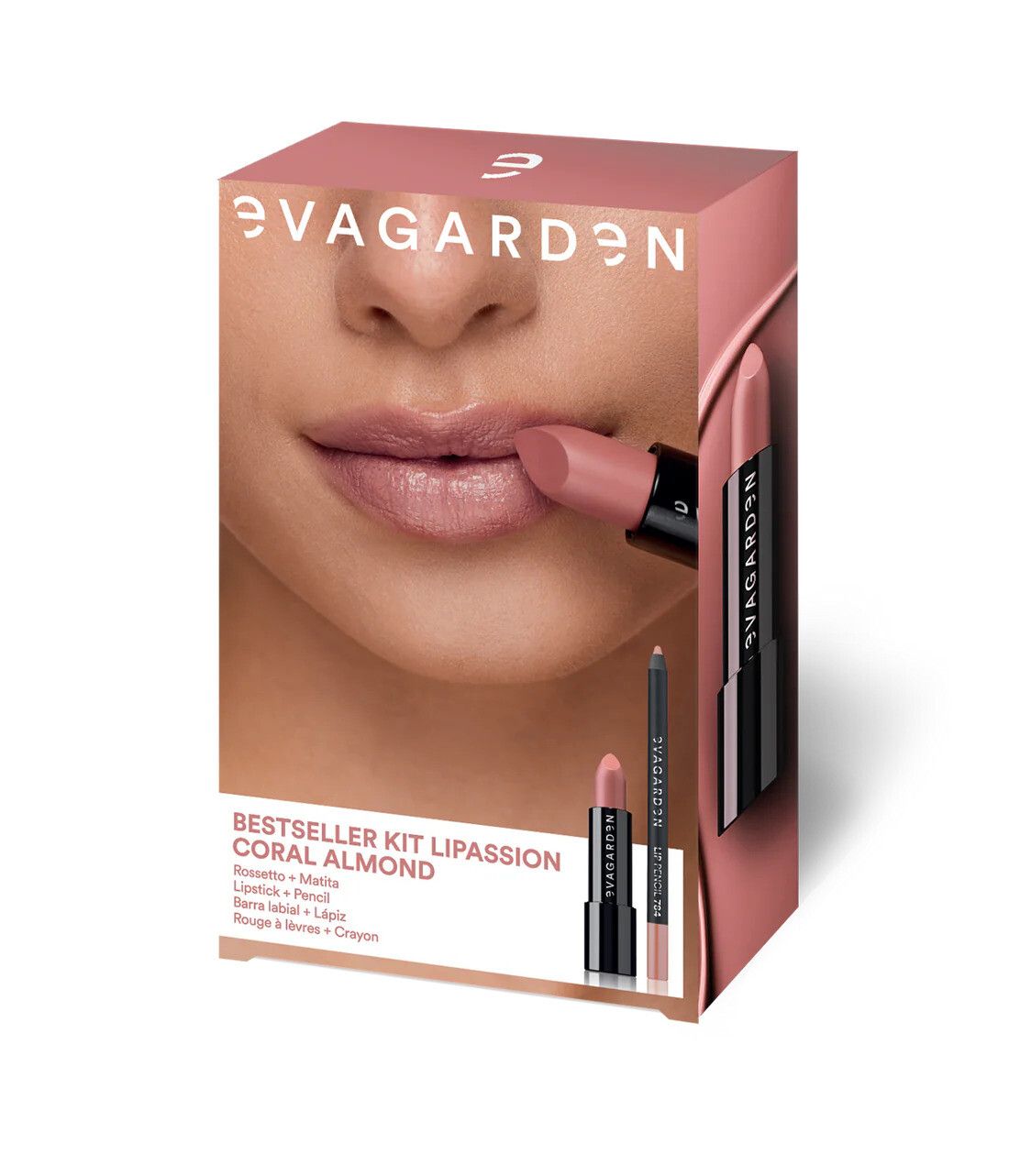Evagarden Bestseller Kit LipStick 625 + LipPencil 784 3 ml