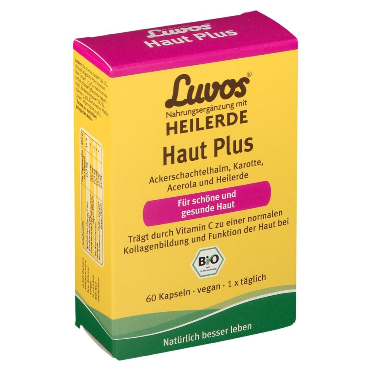 Luvos Heilerde Bio Haut Plus Kapseln 60 St