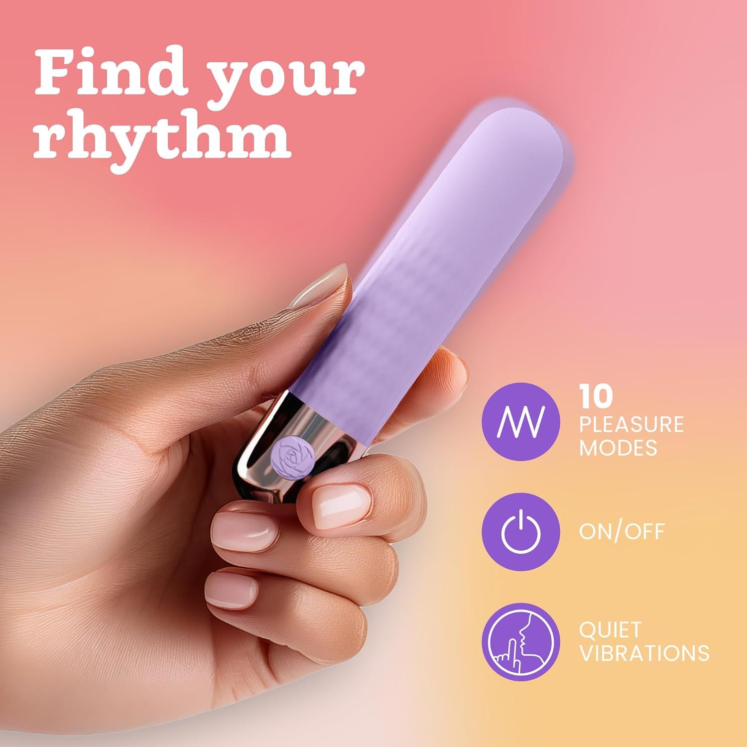 Oliver James Vibrator Pastellflieder