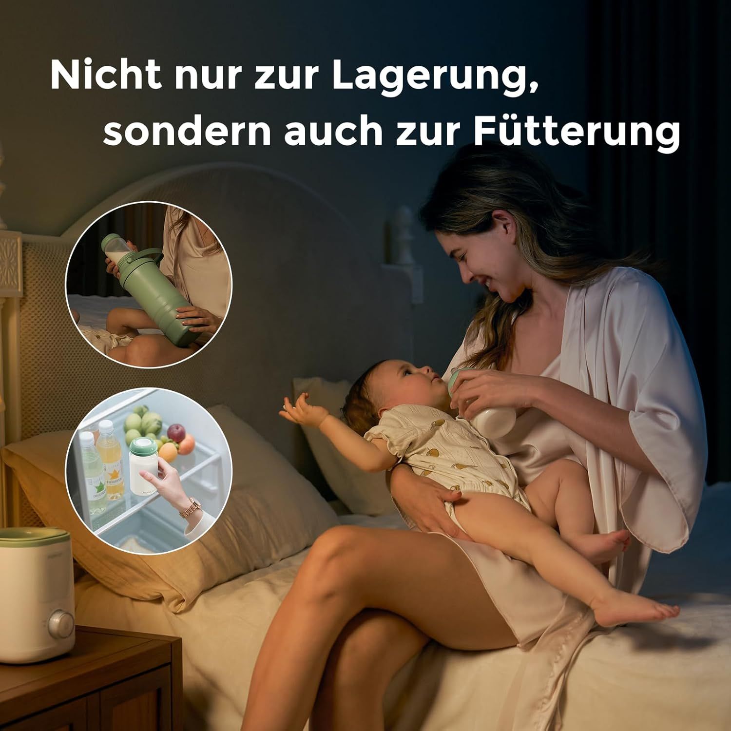 Momcozy Natürliche Baby Bottle Muttermilch Bewahrung
