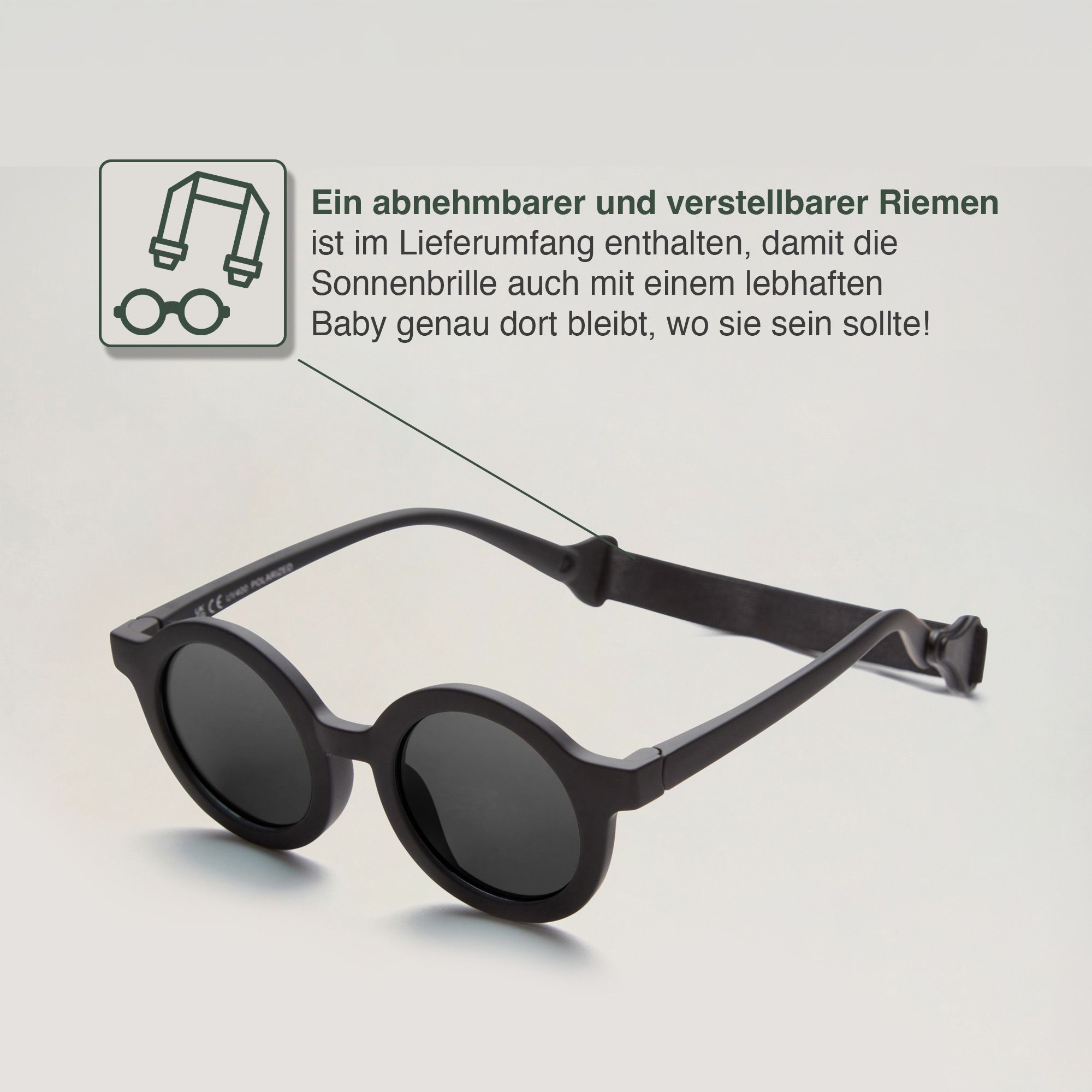 BabyMocs Biegsame Baby-Sonnenbrille