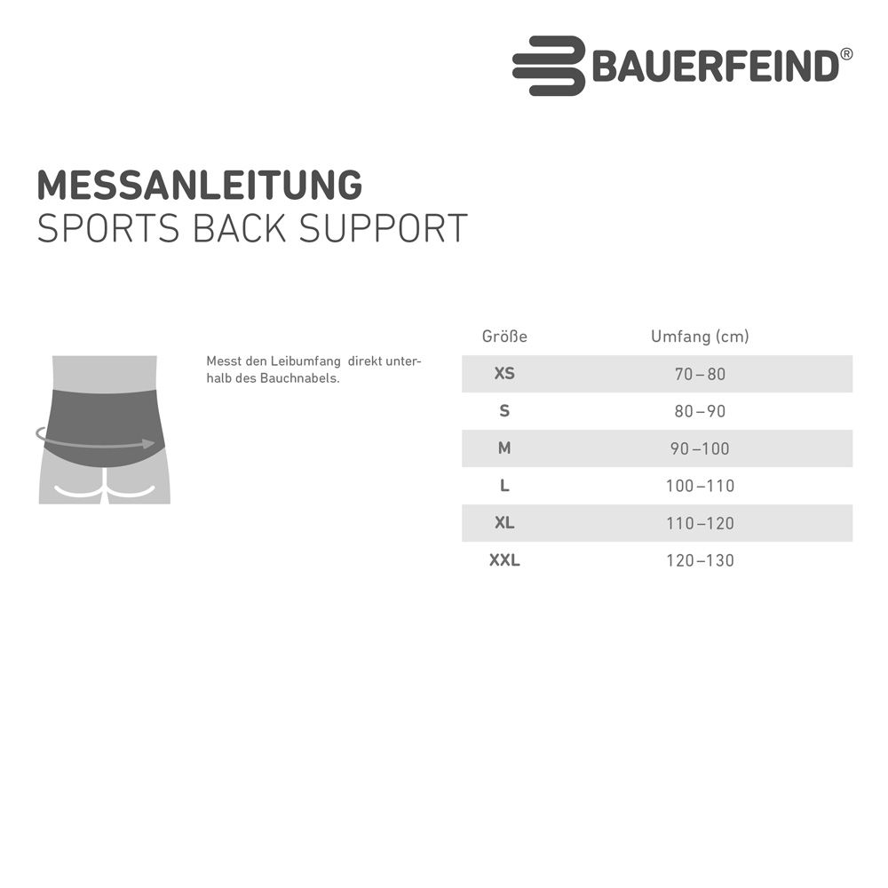 Bauerfeind Sports Back Support Rückenbandage