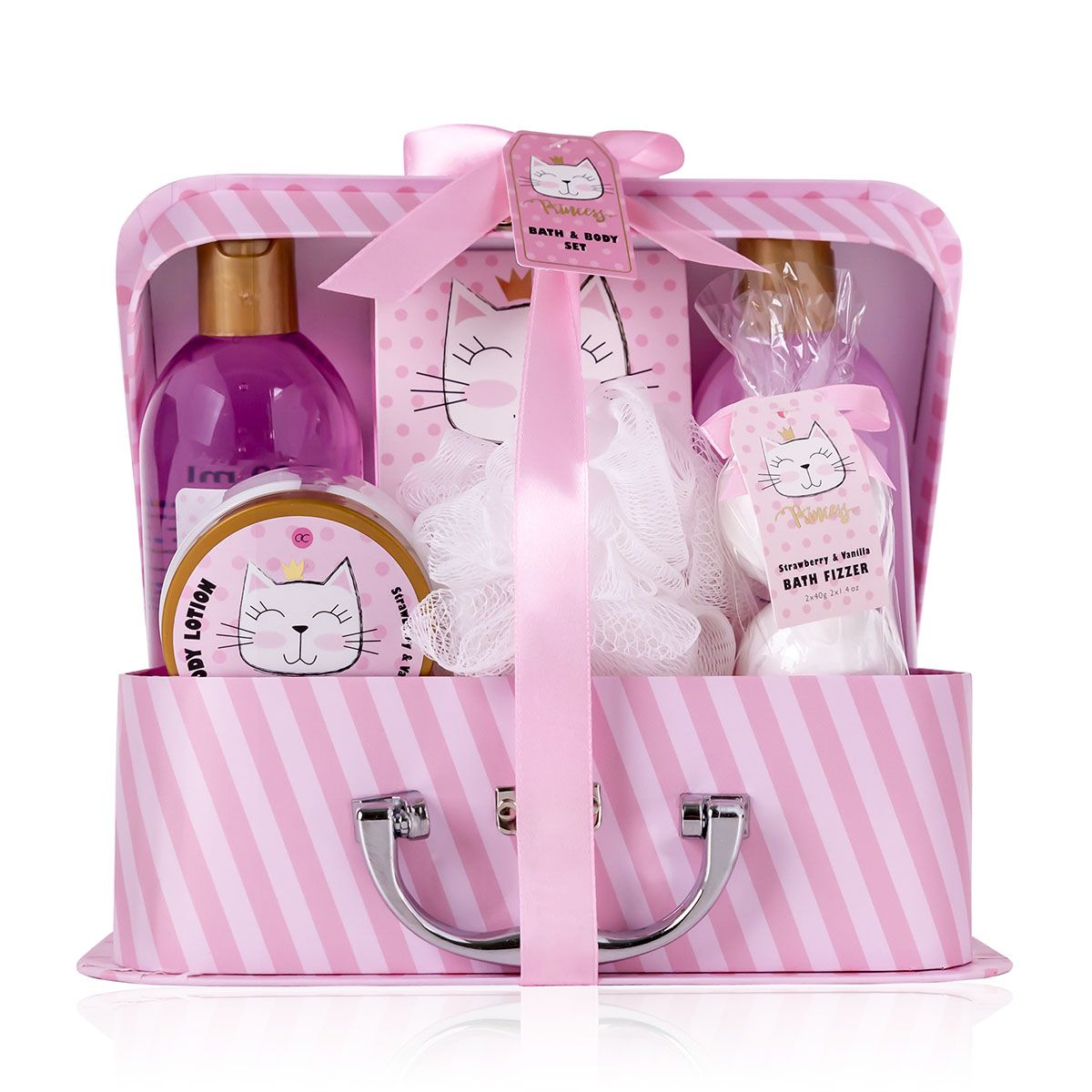 Geschenkset Geschenkkoffer Duschset Wellness Princess Kitty Geschenkidee 1 St