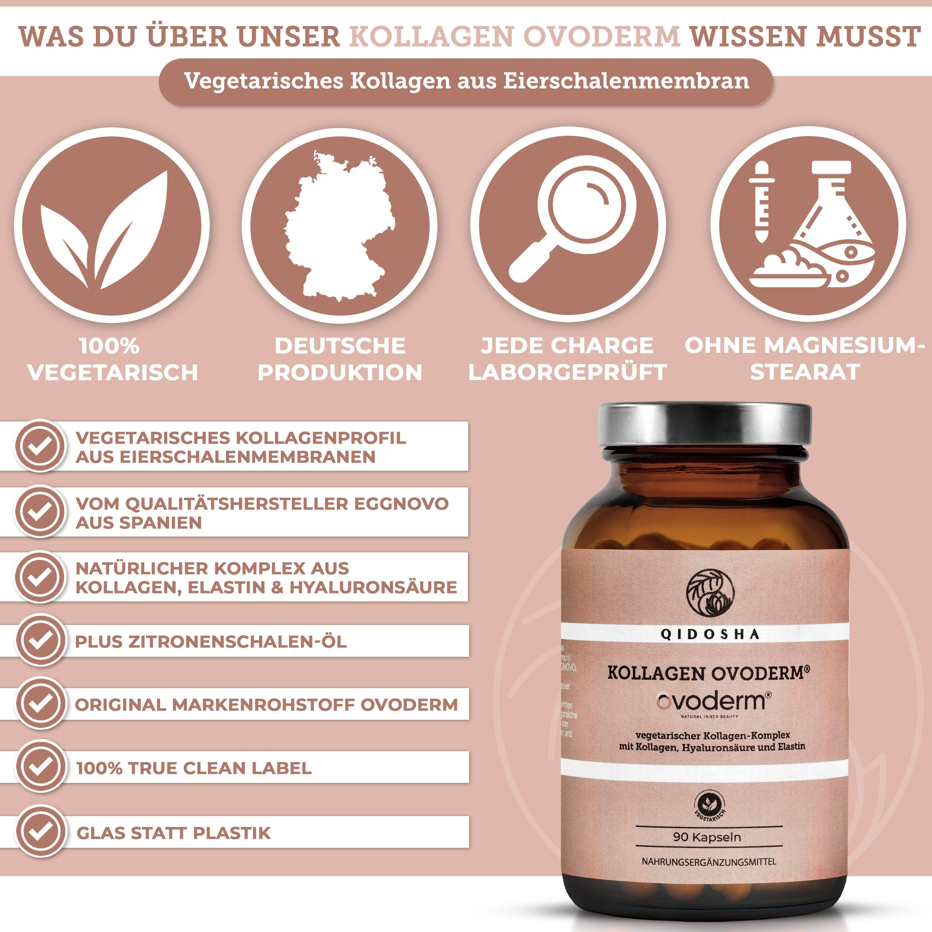 QIDOSHA Ovoderm® Kollagen (vegetarisch)
