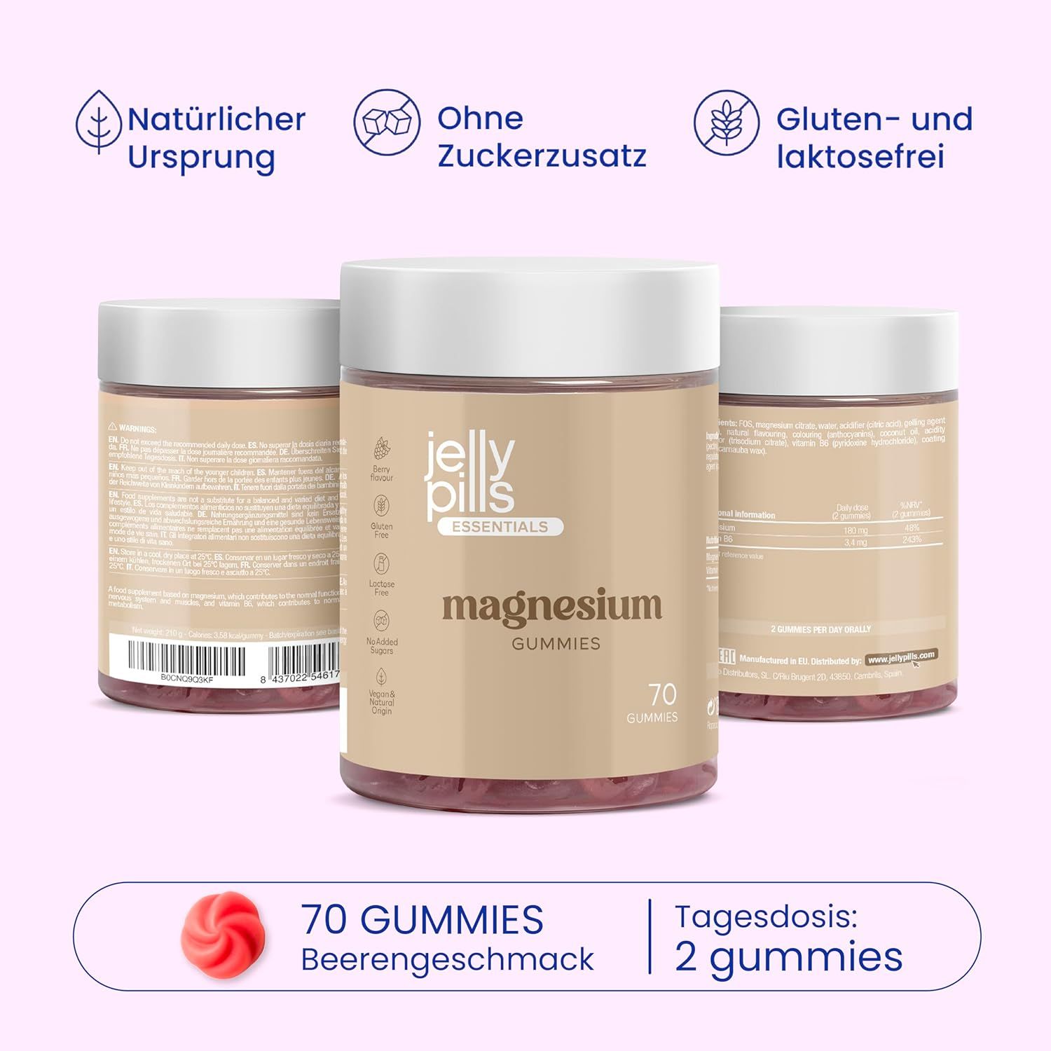 Jelly Pills Magnesium Gummibärchen