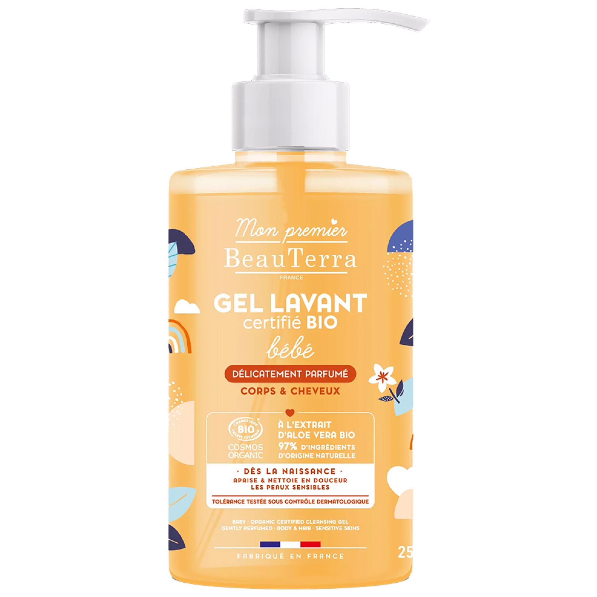 BeauTerra Parfümiertes Bio Baby Waschgel