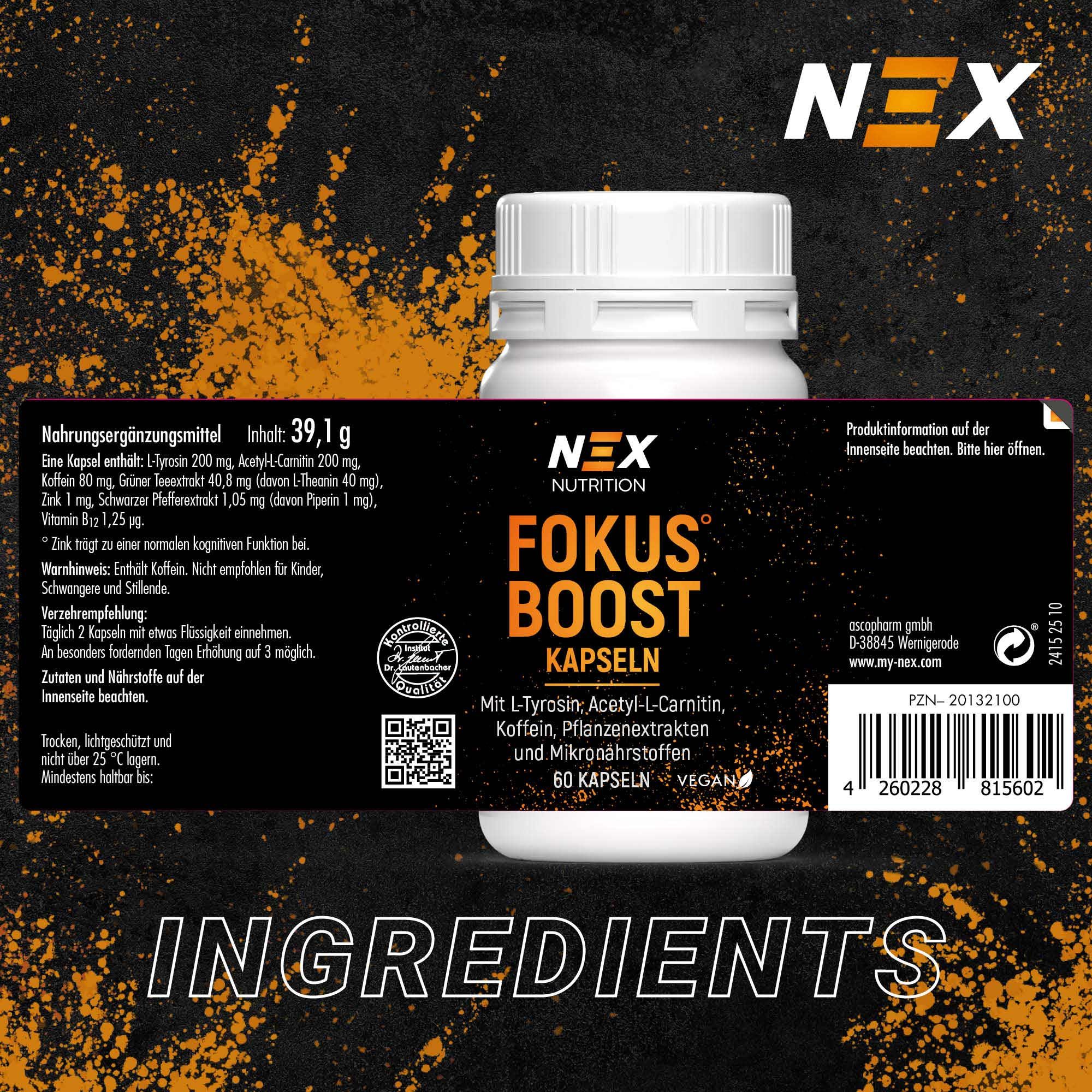 NEX Fokus Boost Kapseln