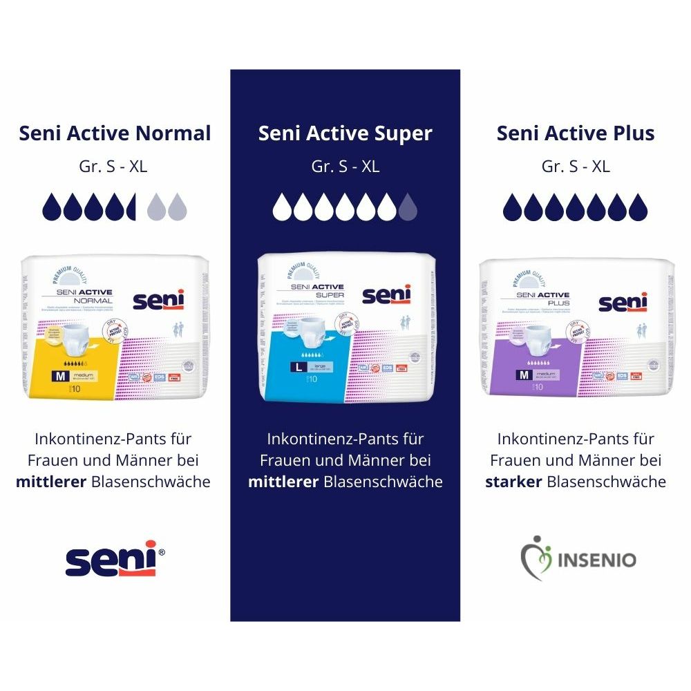 Seni Active Super Inkontinenzslip Einmal XL