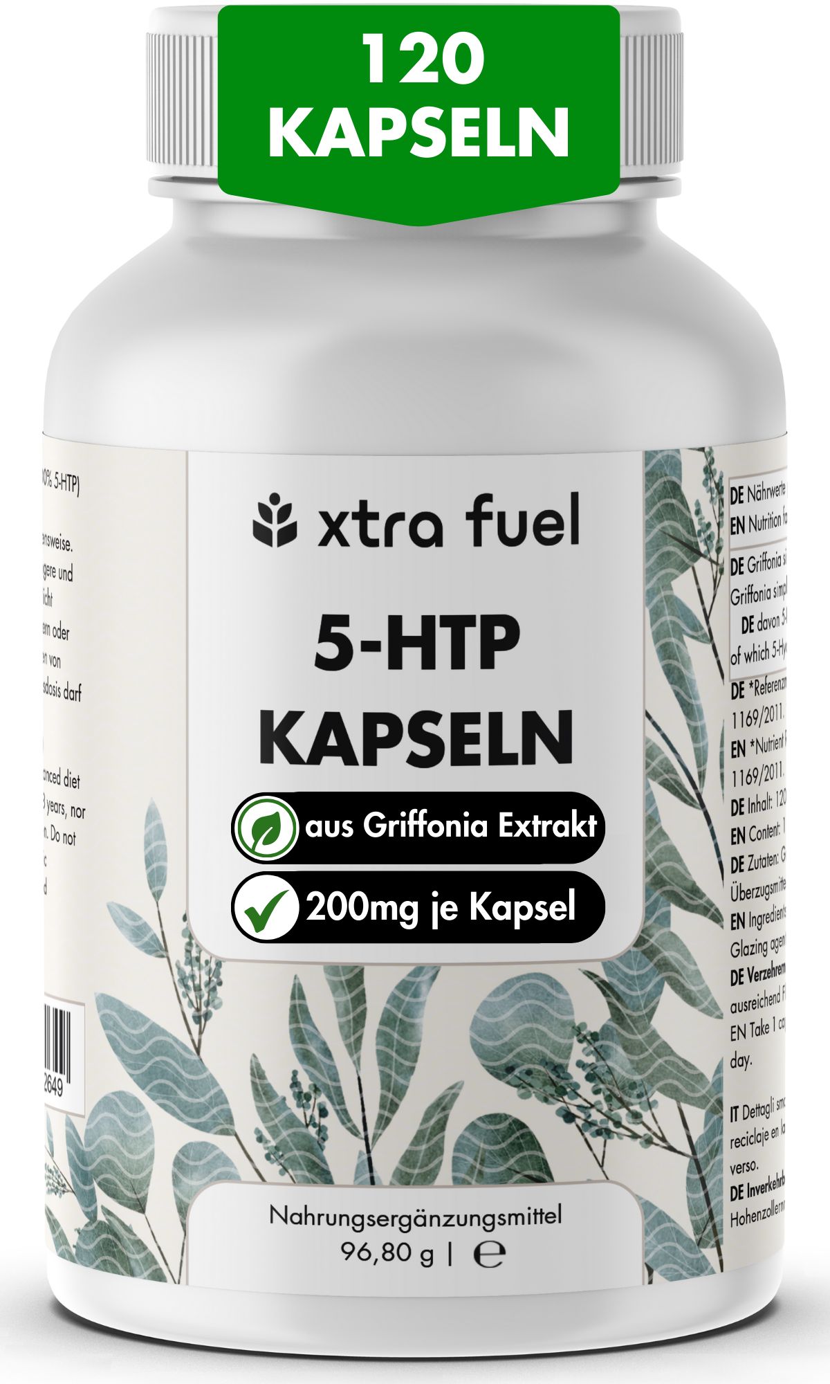 XTRA FUEL 5-HTP 200 - estratto al 30% di Griffonia Simplicifolia