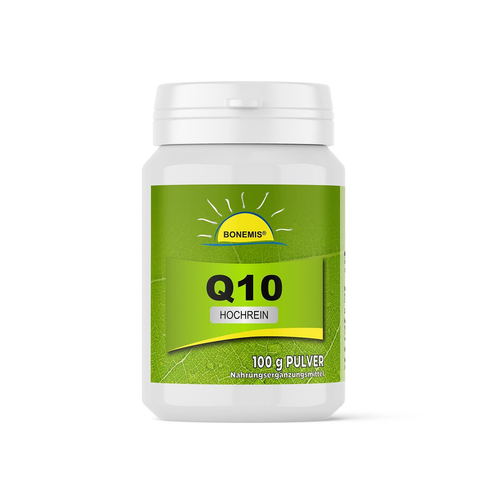 Bonemis® Q10, hochreines Pulver (> 98%), vegan, ohne Zusatzstoffe, in Dose 0,1 kg