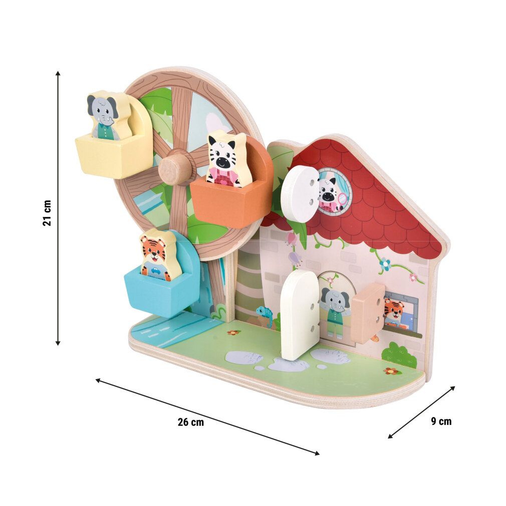 Motorikspielzeug Riesenrad Jungle Friends 1 St