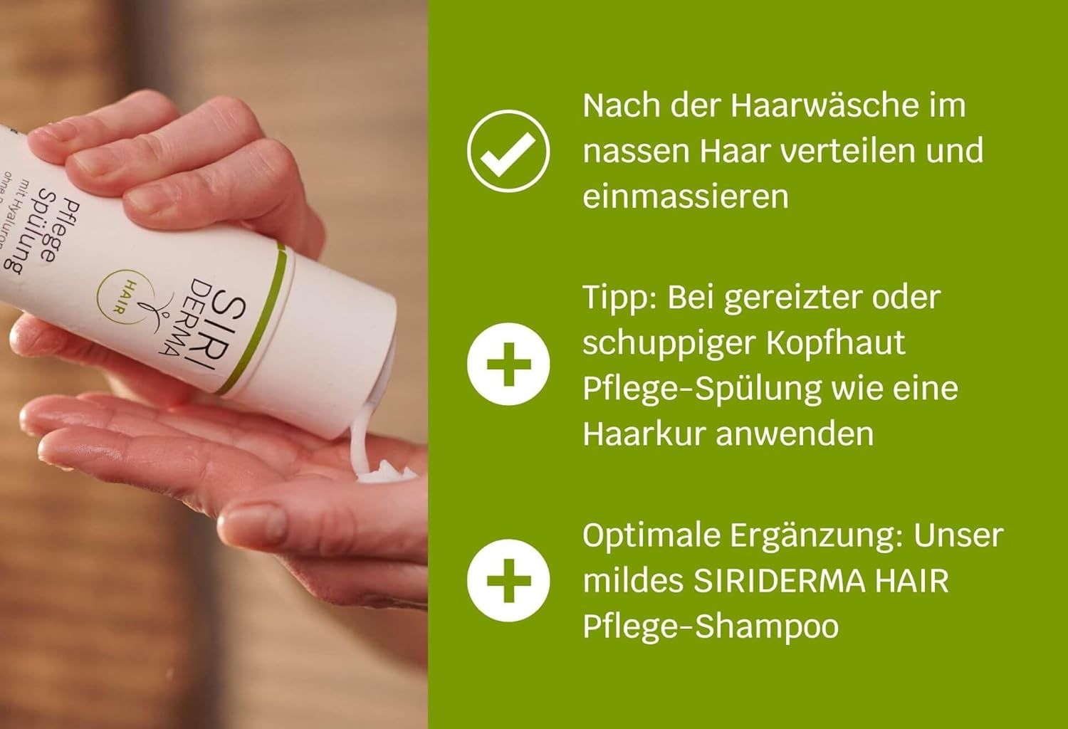 Siriderma Pflege-Spülung ohne Duftstoffe